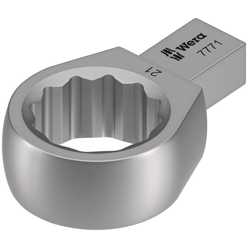 Wera 7771 Ring Spanner Insert, 9X12-mm., 9X12x21x51-mm.