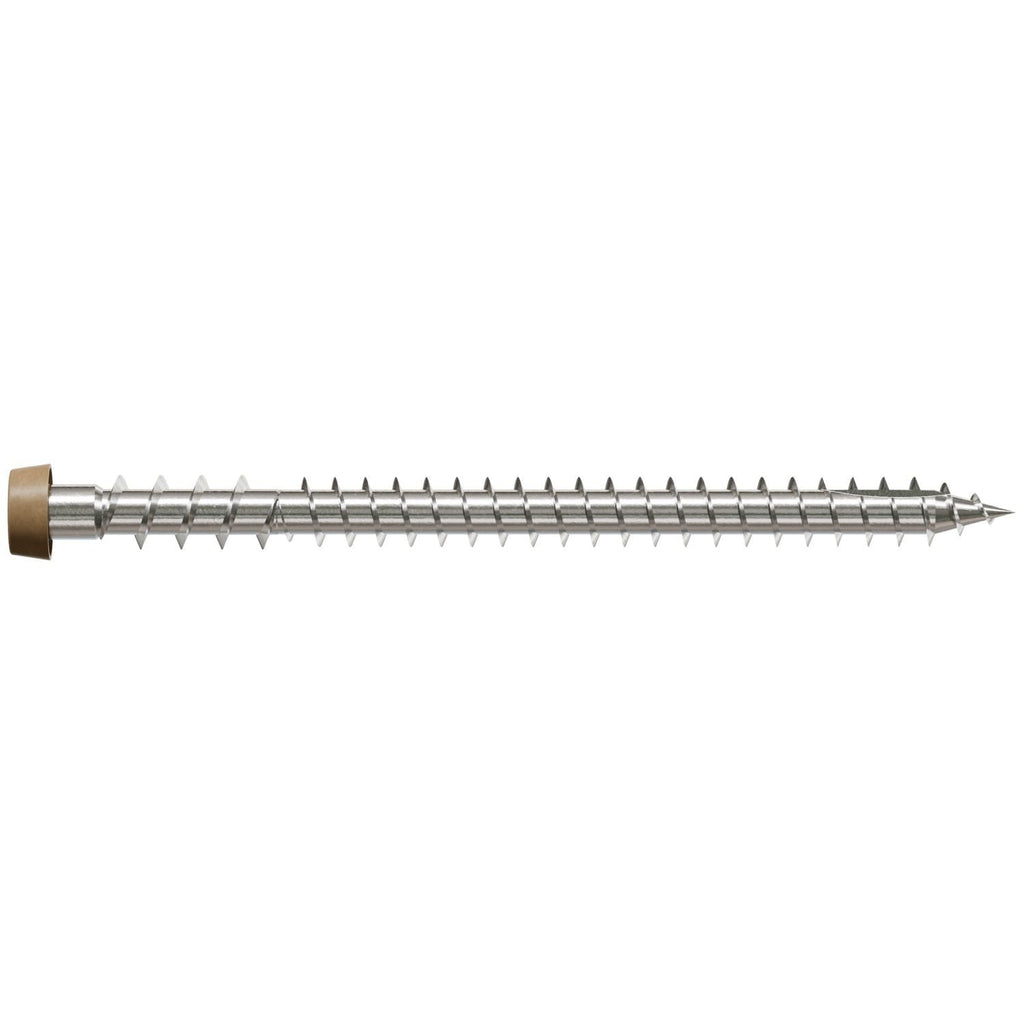 Simpson Strong-Tie DCU234MB316TN05 Deck-Drive DCU COMPOSITE Screw, #10 x 2-3/4-in. T20, Type 316, Tan 05, 1750-Pack