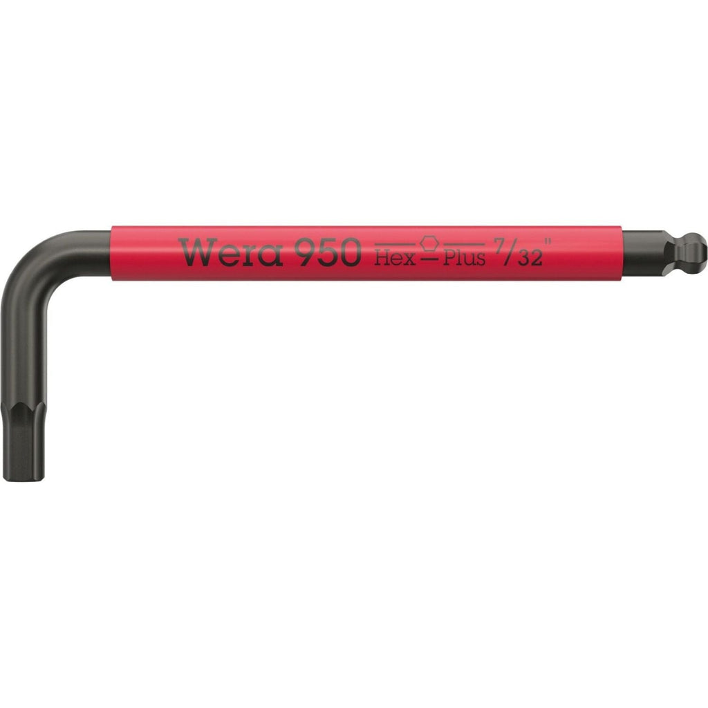 Wera 950 Spks L-Key Multicolour, Imperial, Blacklaser, 7/32-in.x90-mm.