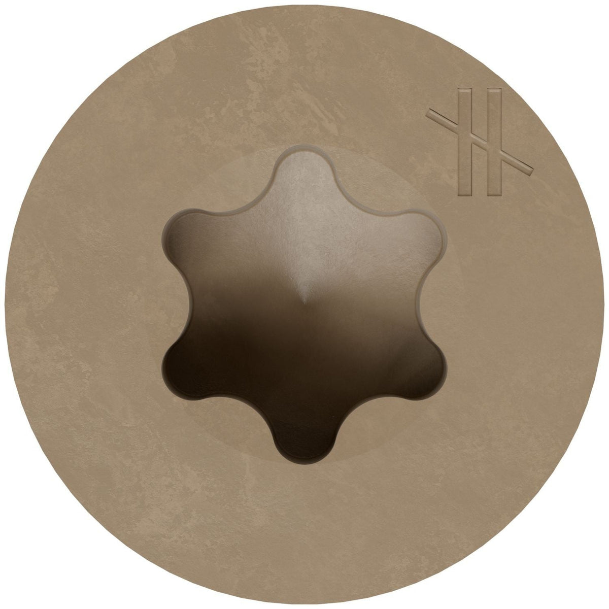 Simpson Strong-Tie DSVT4MB Deck-Drive DSV WOOD Screw, #10 x 4-in. T-25, Flat Head, Quik Guard, Tan, 1000-Pack