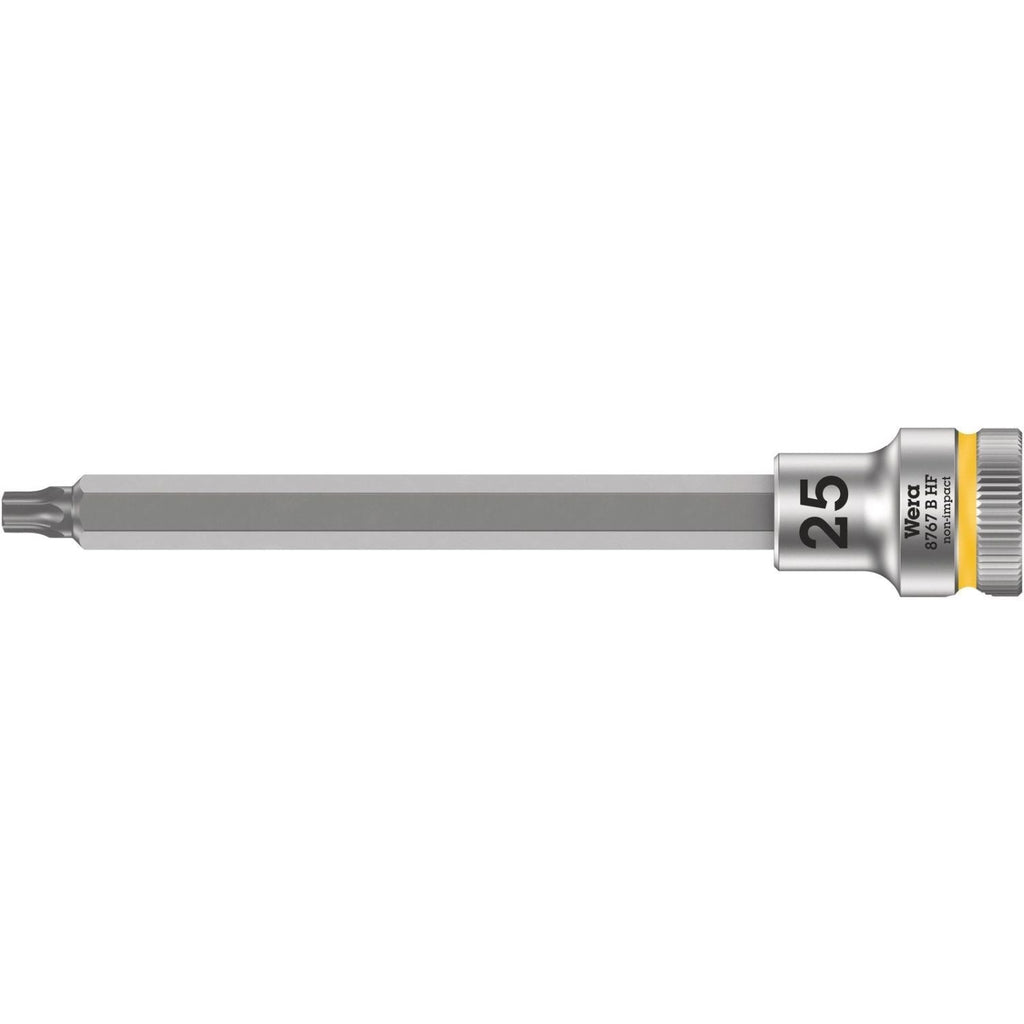 Wera 8767 B Hf Torx Zyklop Bit Socket With Holding Function, 3/8-in. Drive, Torx 25x107-mm.