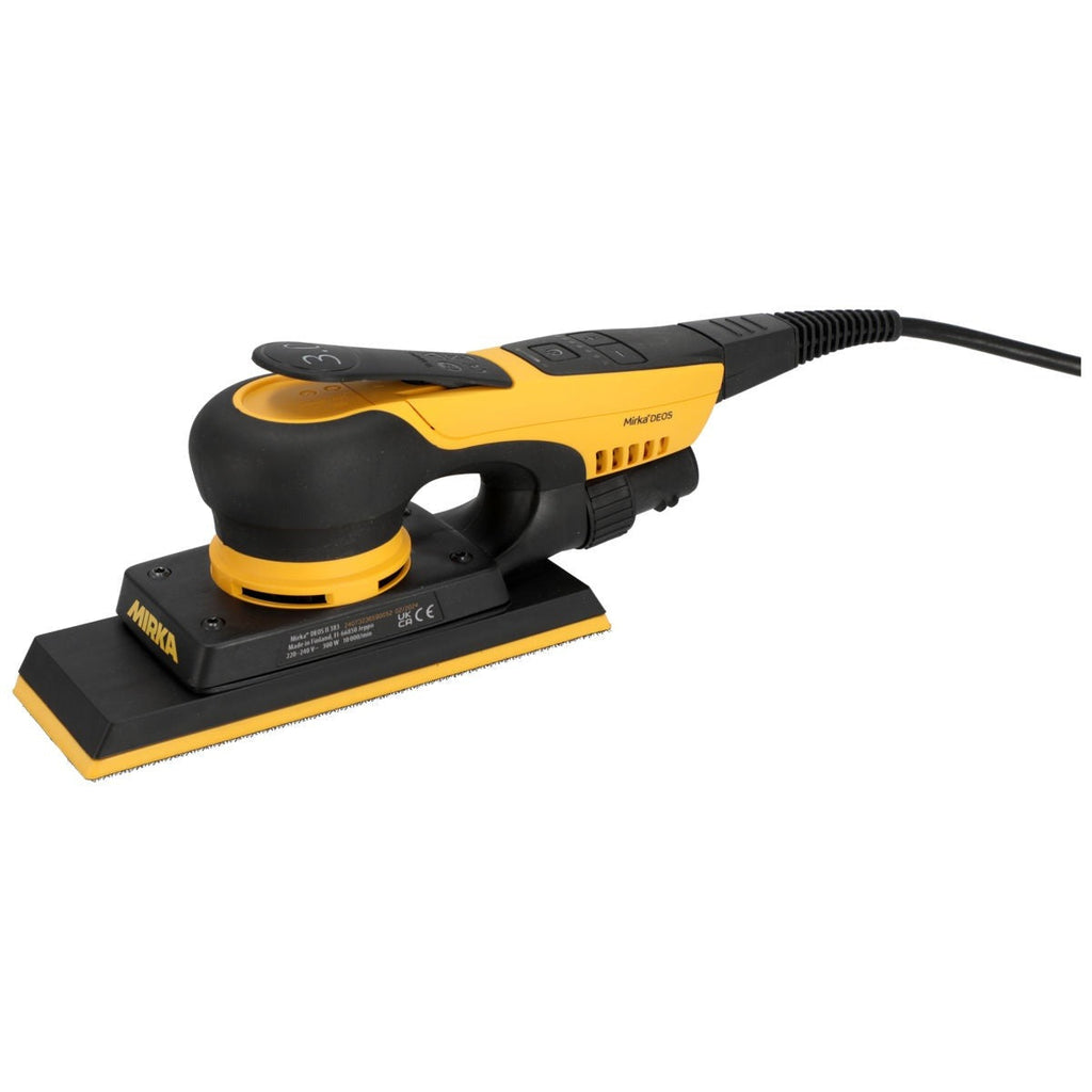 Mirka DEOS II 383X 2.75-in. x 8-in. Corded Orbital Sheet Sander for Auto Body Repair, 3.0 mm Orbit (MID3834044US)