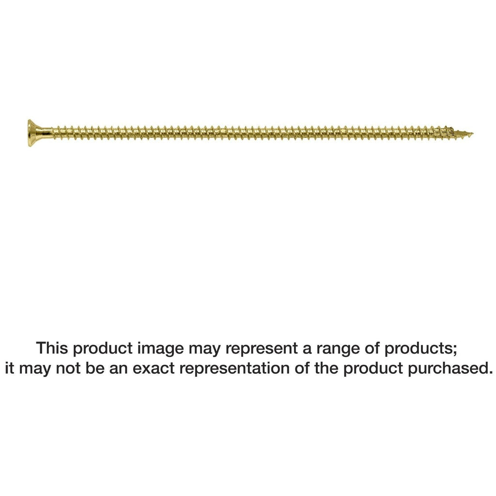 Simpson Strong-Tie SDCF221014 Strong-Drive SDCF TIMBER-CF Screw, 0.315-in. x 10-1/4-in. T40, Yellow Zinc, 250-Pack