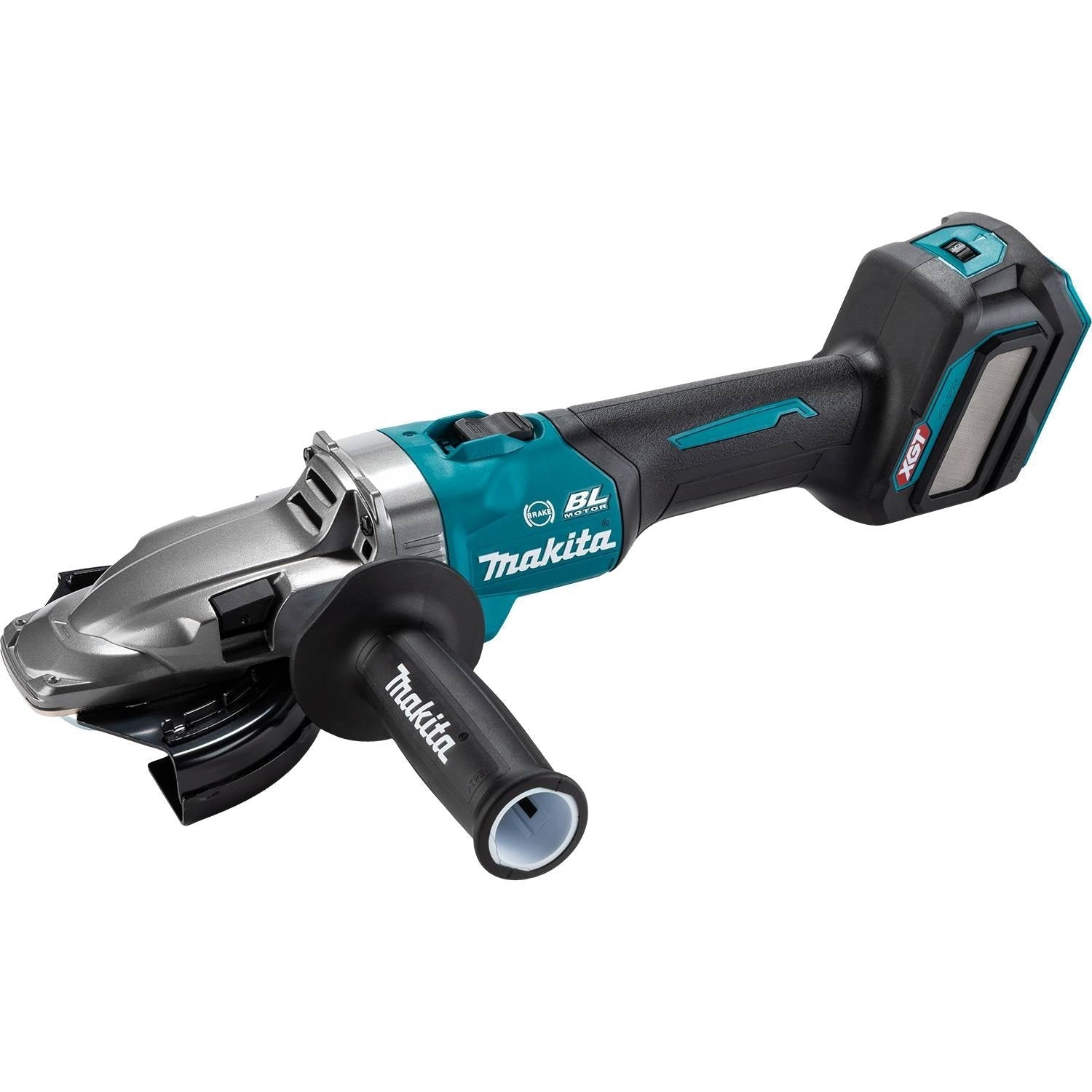Makita GAG15Z 40V max XGT Brushless 5-in. Slide Switch Flathead Grinder, Variable Speed, with Electric Brake, Tool Only