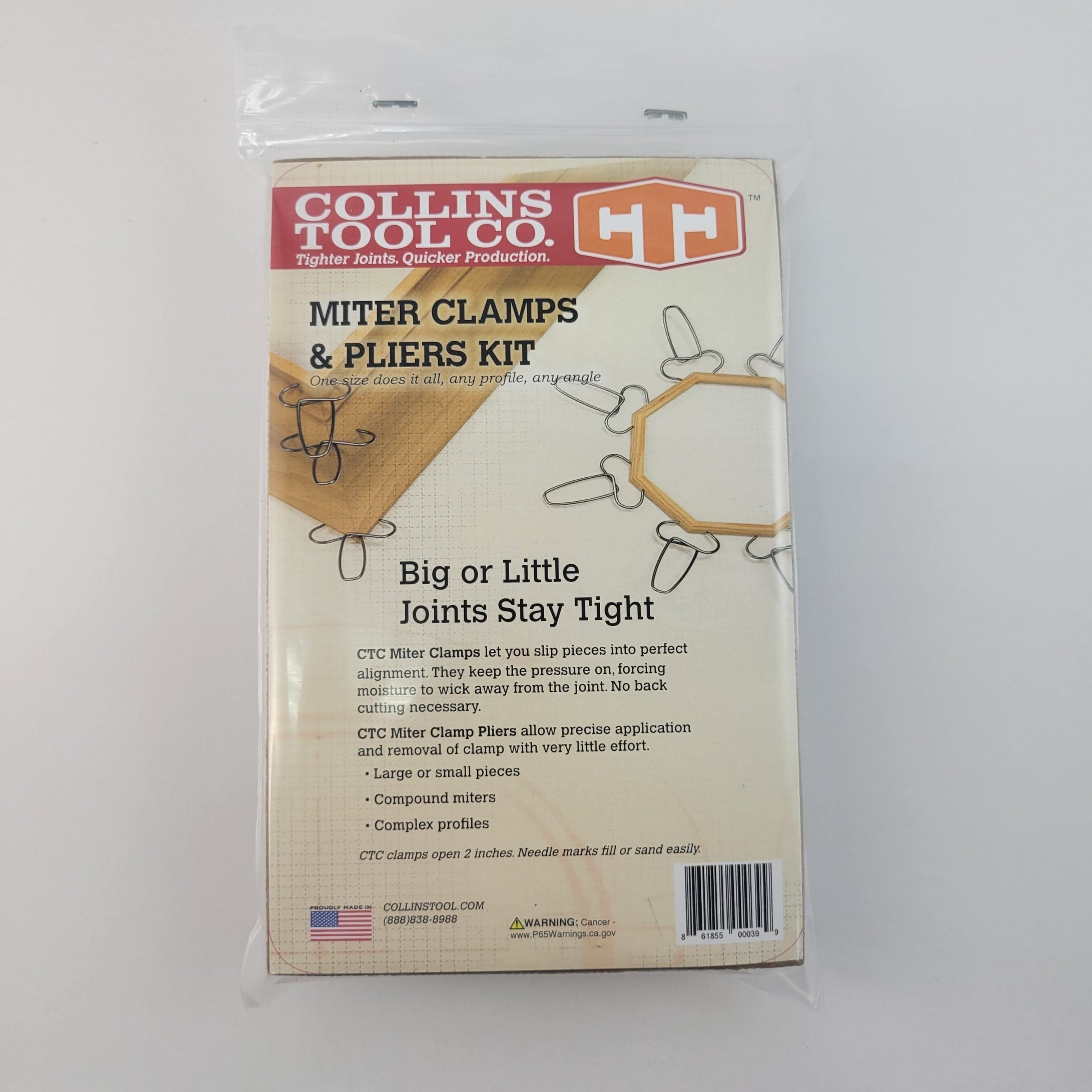 Collins 13-Pack of Miter Clamps & Pliers Kit