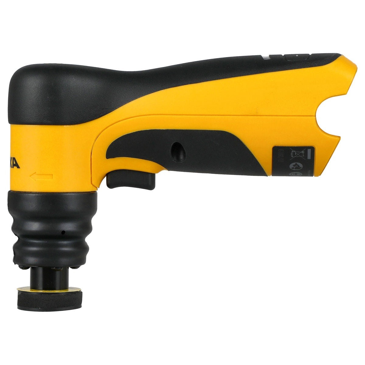 Mirka AOS130-B 1.25 in. Cordless Angled Orbital Sander, Tool Only (AOS130-B-NV)