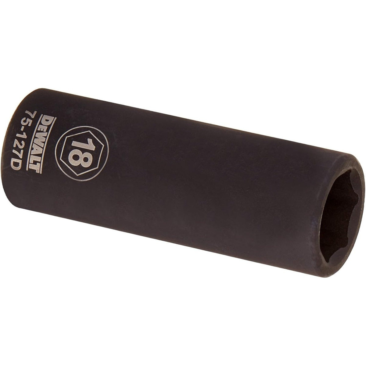 DEWALT 1/2-in. Drive 18 mm Deep Impact Socket, 6-Point (DWMT75127OSP)