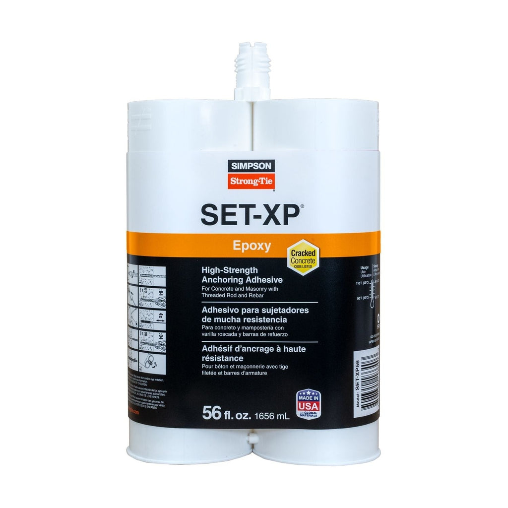 Simpson Strong-Tie SET-XP56 SET-XP 56-oz. High-Strength Epoxy Adhesive Cartridge