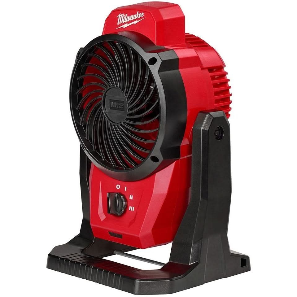 Milwaukee M12 Cordless 400-CFM Mounting Fan with M12 XC6.0 Extended Capacity Battery Pack
