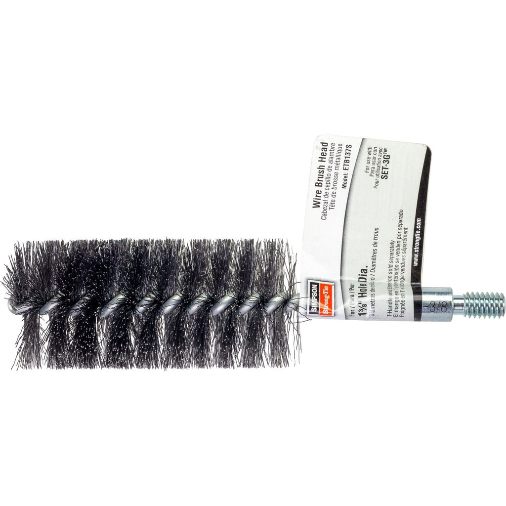Simpson Strong-Tie ETB137S ETBS 1-3/8-in. Wire Hole-Cleaning Brush Head