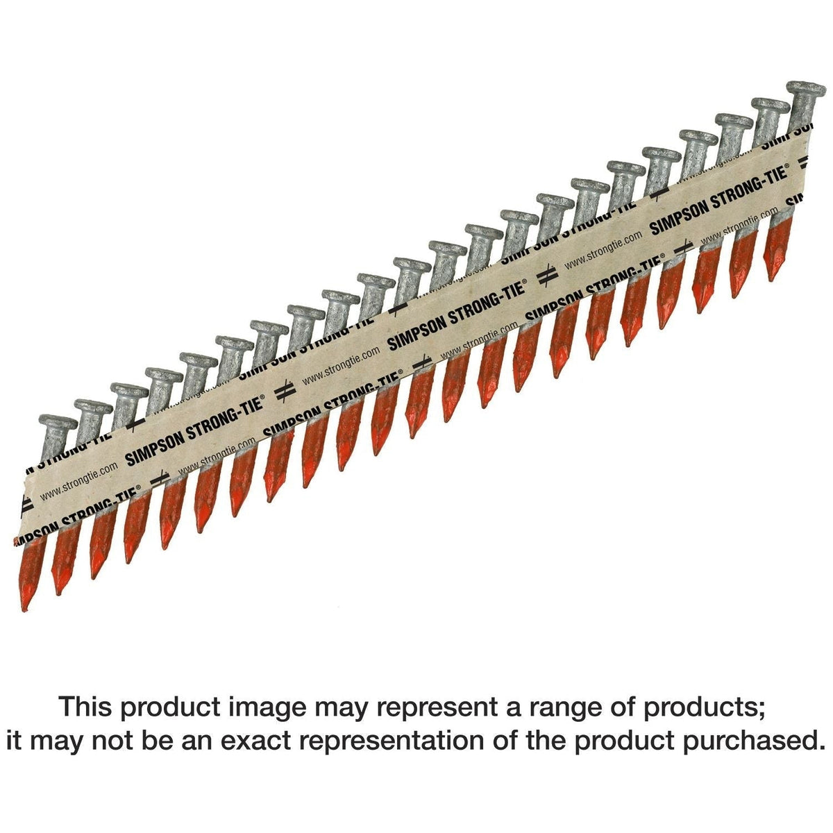 Simpson Strong-Tie N10BRPT3000 Strong-Drive 33° SCN SMOOTH-SHANK CONNECTOR Nail, 1-1/2-in. x .148-in. Bright, 3000-Pack