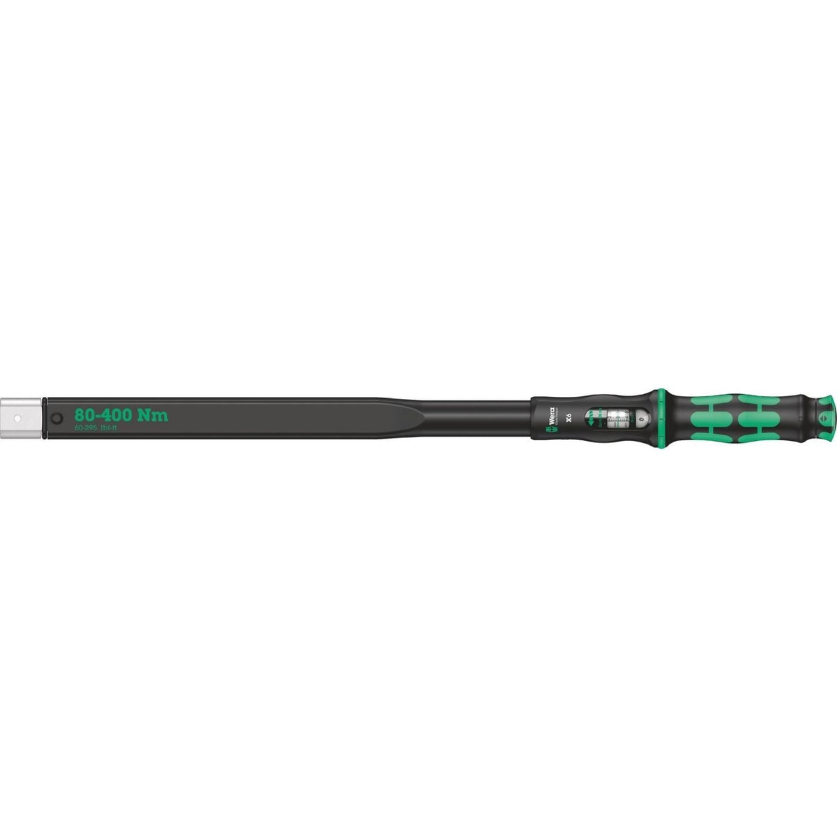 Wera Click-Torquex6 Torque Wrench For Insert Tools, 80-400 Nm, 14X18x80-400 Nm
