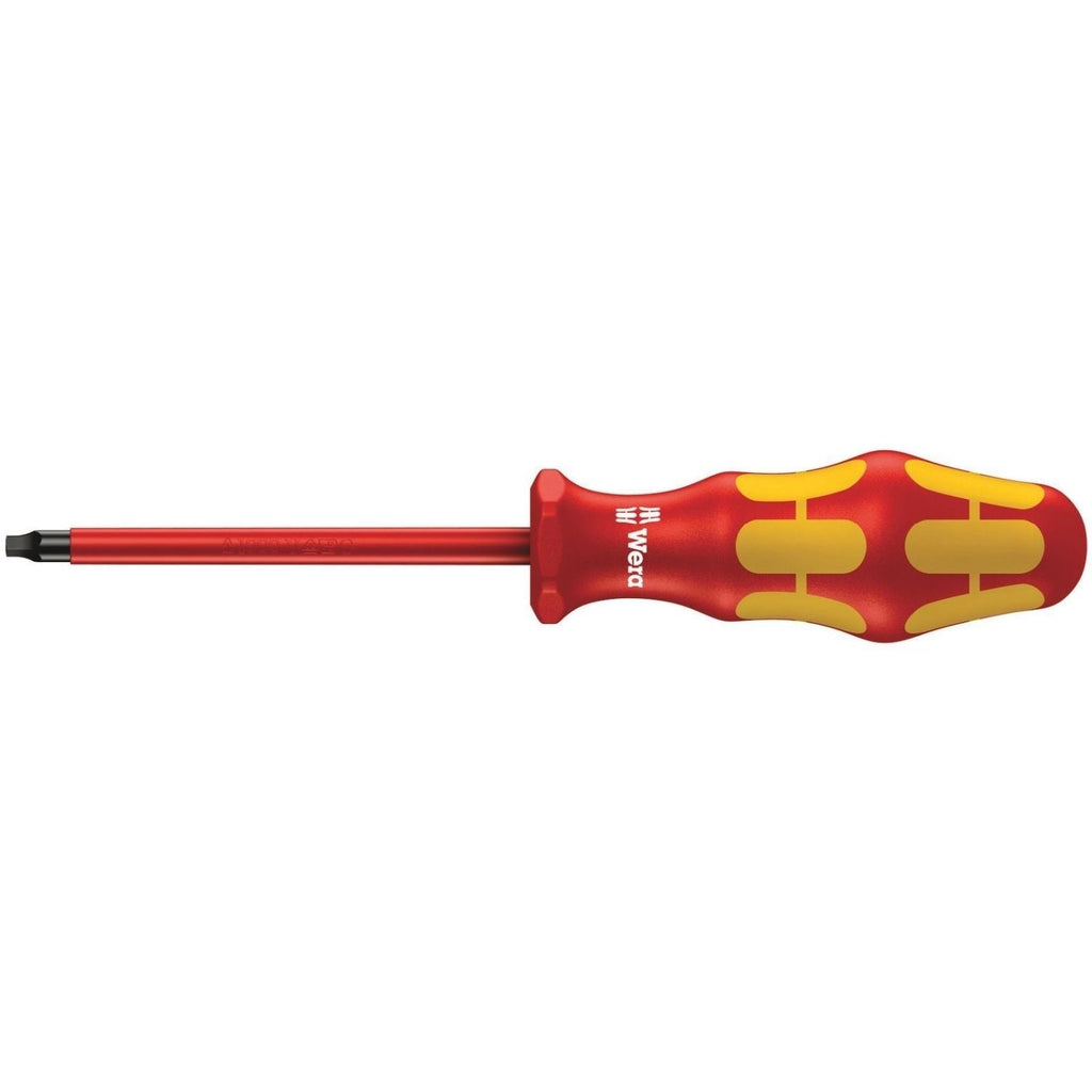 Wera 168 I VDE Insulated Screwdriver For Square Socket Head Screws, # 1x150-mm.