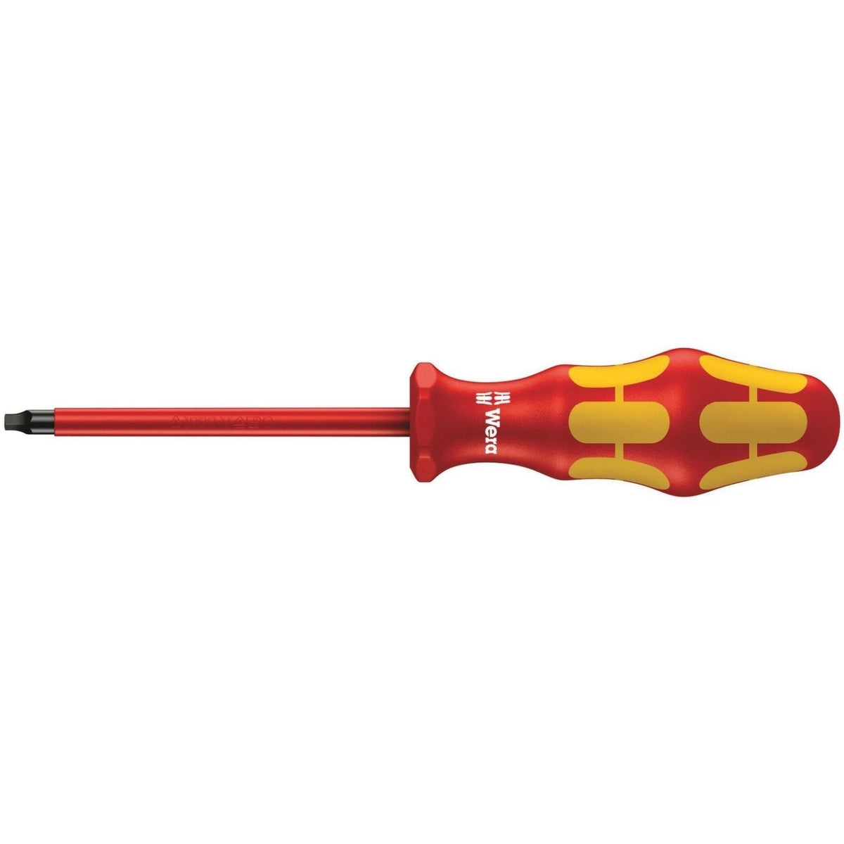 Wera 168 I VDE Insulated Screwdriver For Square Socket Head Screws, # 1x150-mm.