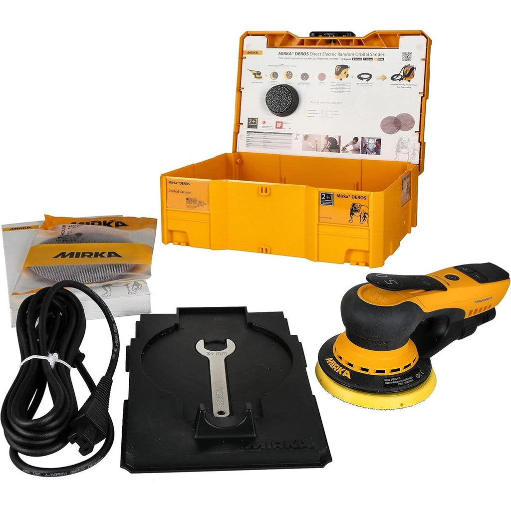 Mirka DEROS 550CV 110V 5-in. Corded Random Orbital Sander with Case