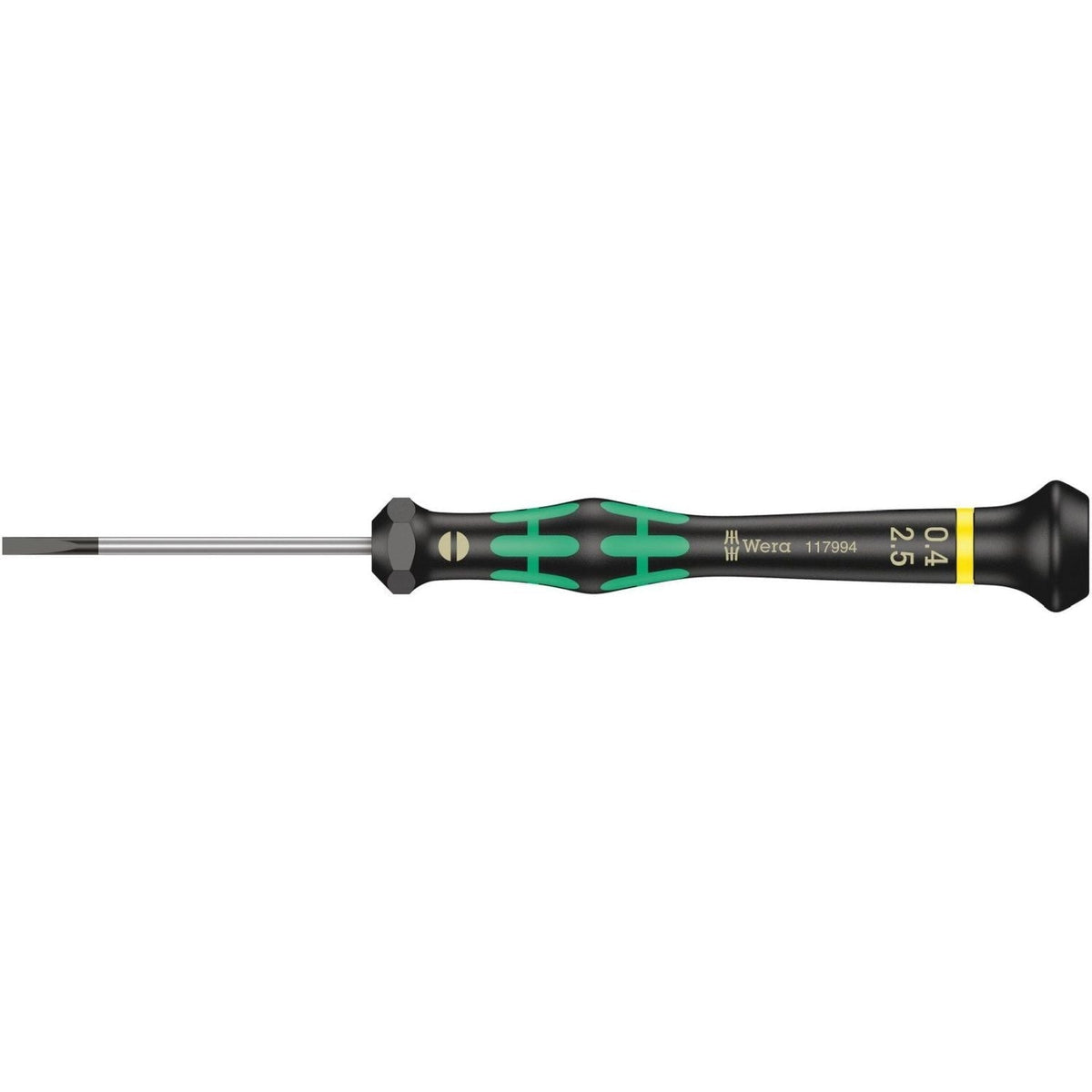Wera 2035 Screwdriver For Slotted Screws For Electronic Applications, 0.40x2.5x50-mm.