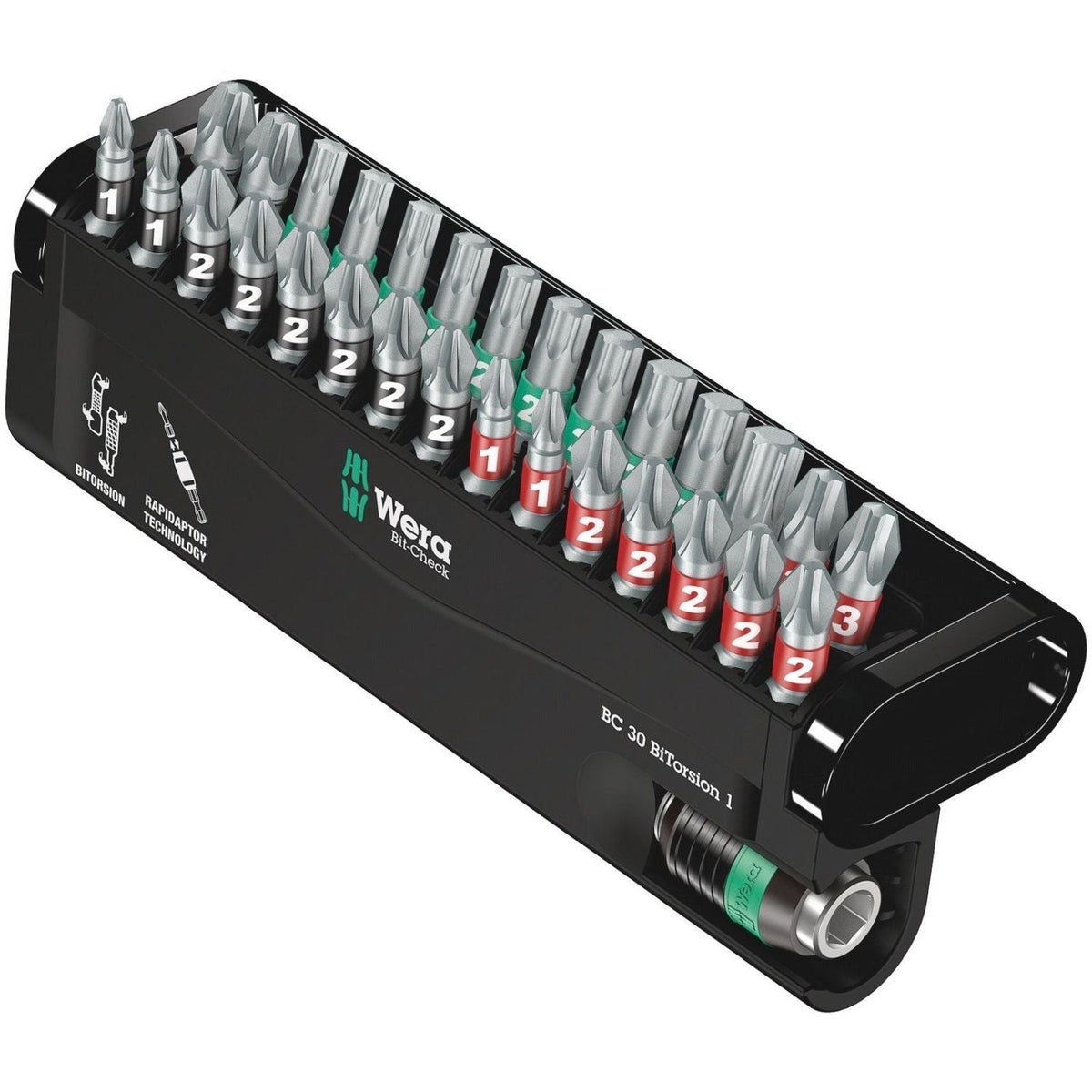 Wera Bit-Check 30 Bitorsion 1, 30-Pieces