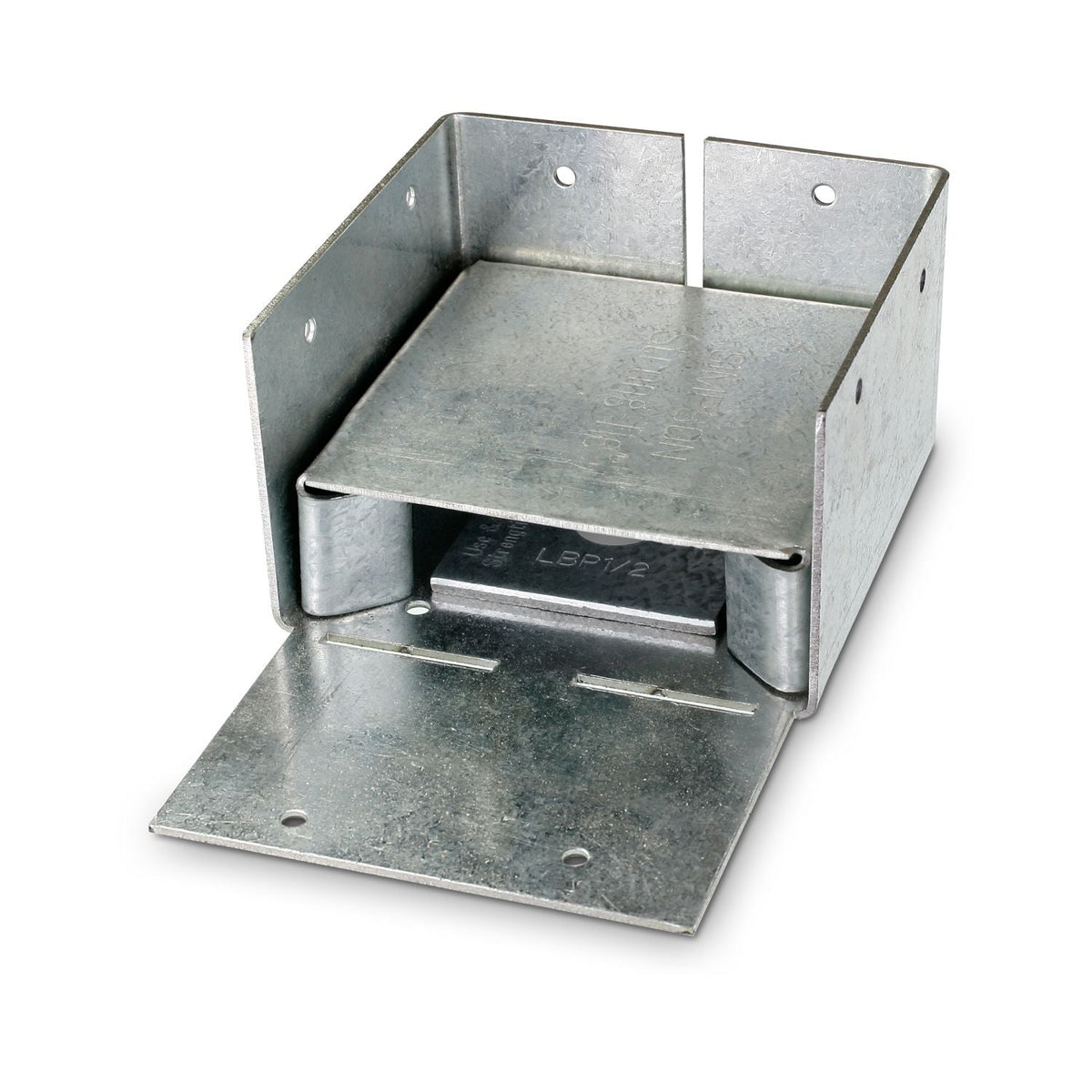 Simpson Strong-Tie ABW44RZ ABW ZMAX Galvanized Adjustable Post Base for 4x4 Rough