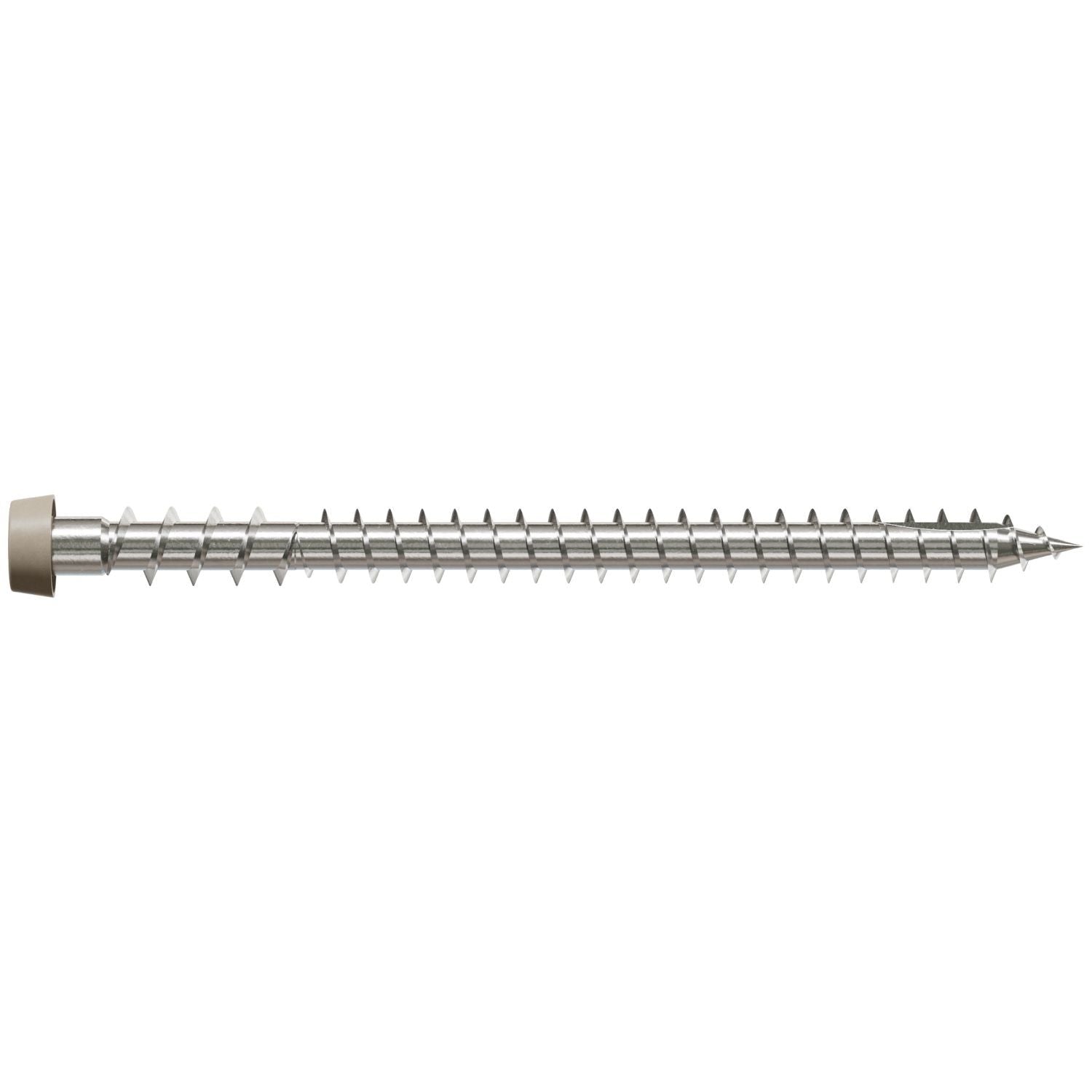Simpson Strong-Tie DCU234P316GR05 Deck-Drive DCU COMPOSITE Screw, #10 x 2-3/4-in. T20, Type 316, Gray 05, 350-Pack