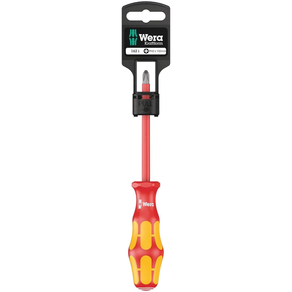 Wera 162 I Ph SB VDE Insulated Screwdriver For Phillips Screws, Ph 1x80-mm.