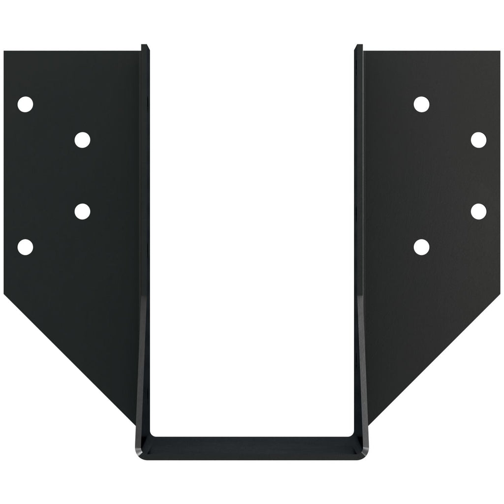 Simpson Strong-Tie OHU48-SDS3 OHU Black Powder-Coated Ornamental Joist Hanger for 4x8 w/ Strong-Drive SDS Screws