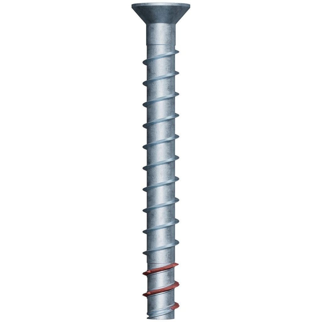 Simpson Strong-Tie Titen HD 3/8-in. x 4-in. Type 316 SS Countersunk Head Heavy-Duty Screw Anchor, 25-Pack (THD37400CS6SS)