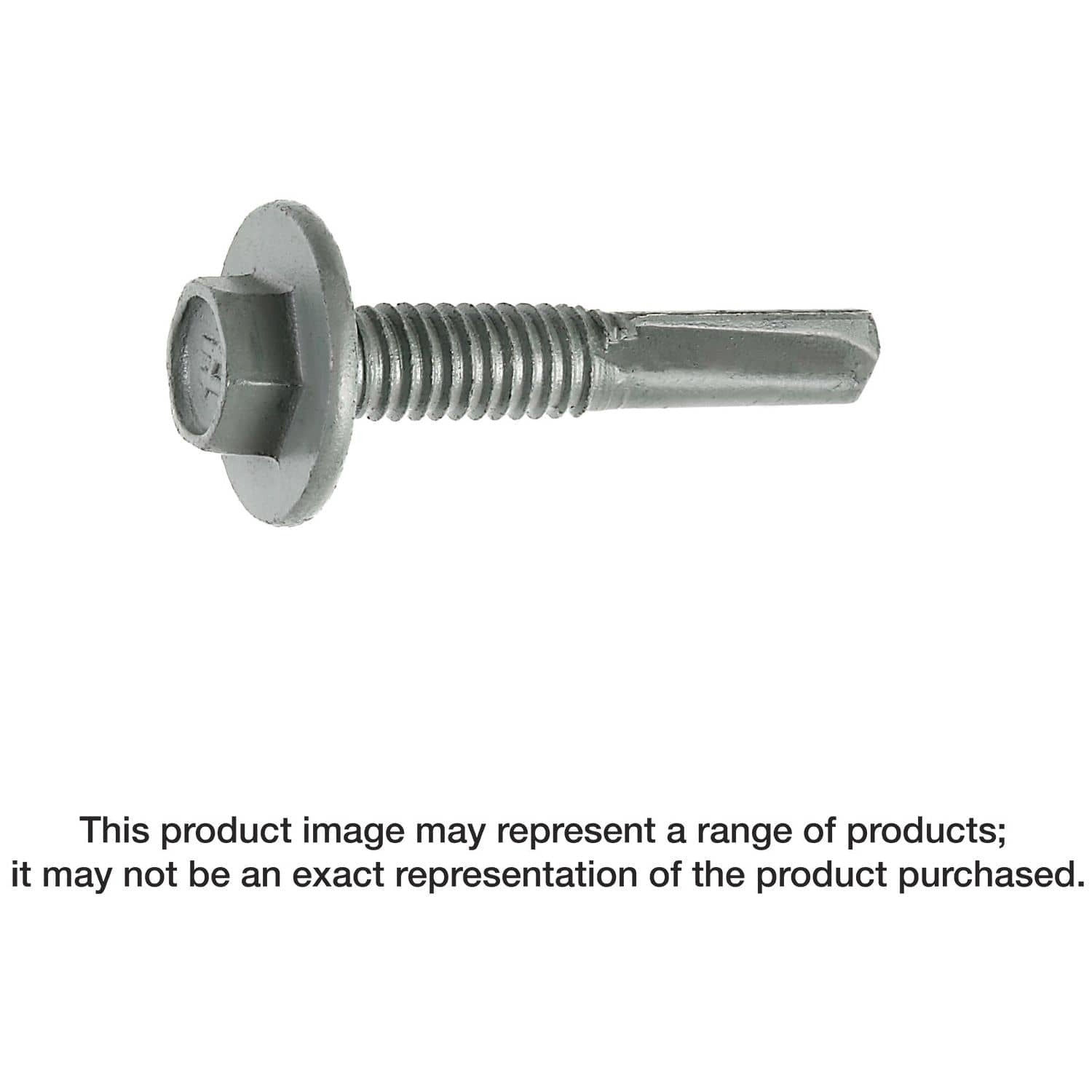 Simpson Strong-Tie XLQ114B1224-250 Strong-Drive XL LARGE-HEAD METAL Screw, #12 x 1-1/4-in. 5/16 Hex, 250-Pack