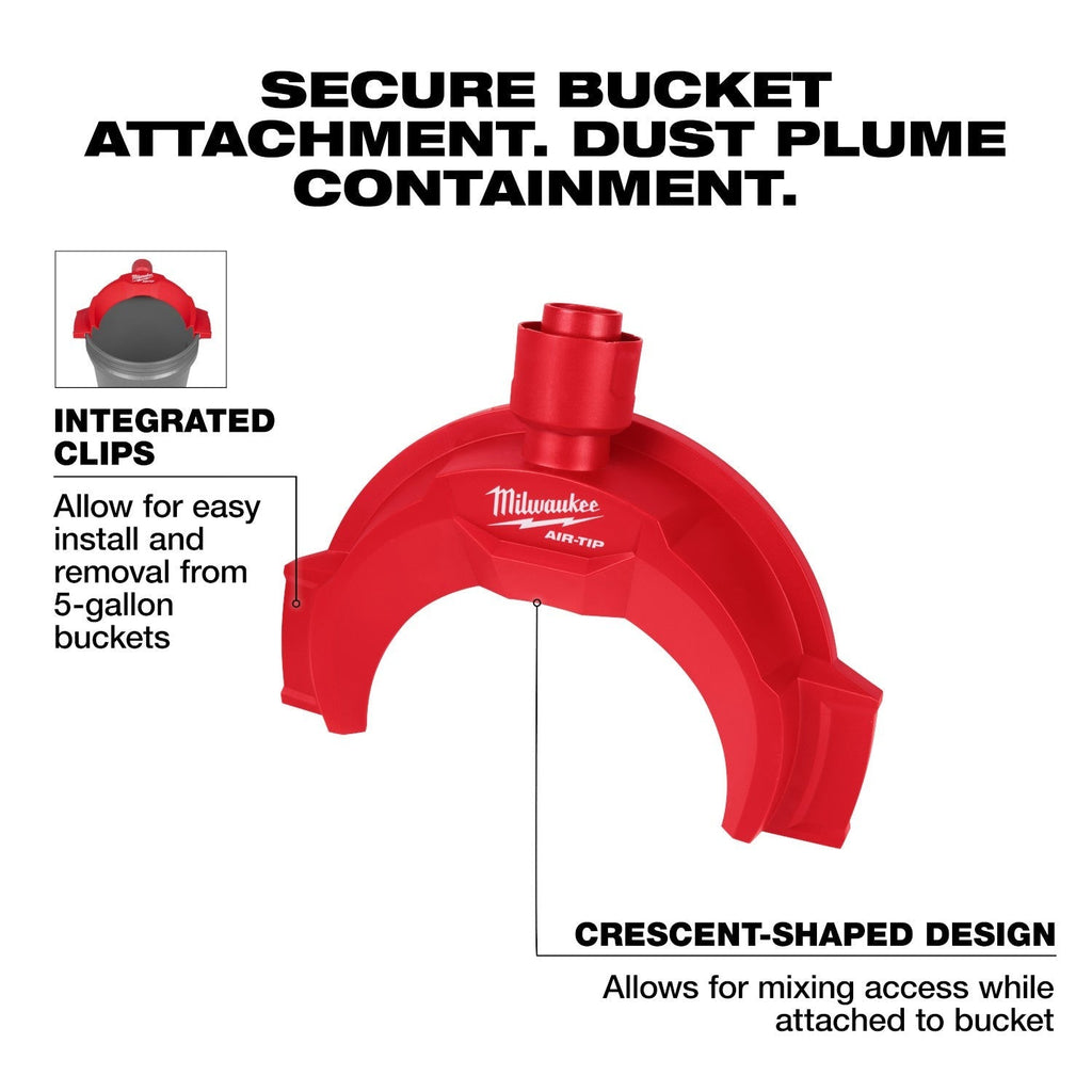 Milwaukee 49-90-2041 AIR-TIP Bucket Topper Dust Collector