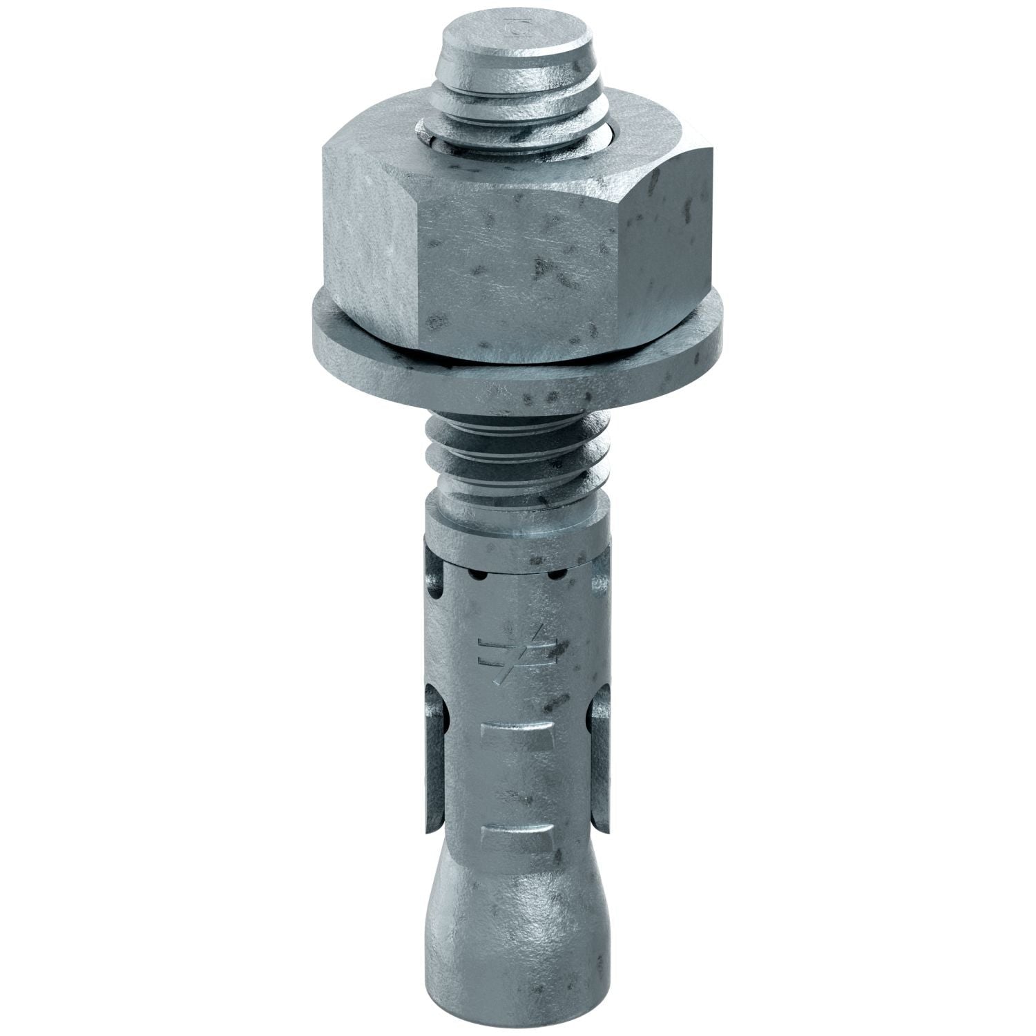 Simpson Strong-Tie STB2-50234MGF25 Strong-Bolt 2, 1/2-in. x 2-3/4-in. Mechanically Galvanized Wedge Anchor, Fully Assembled, 25-Pack