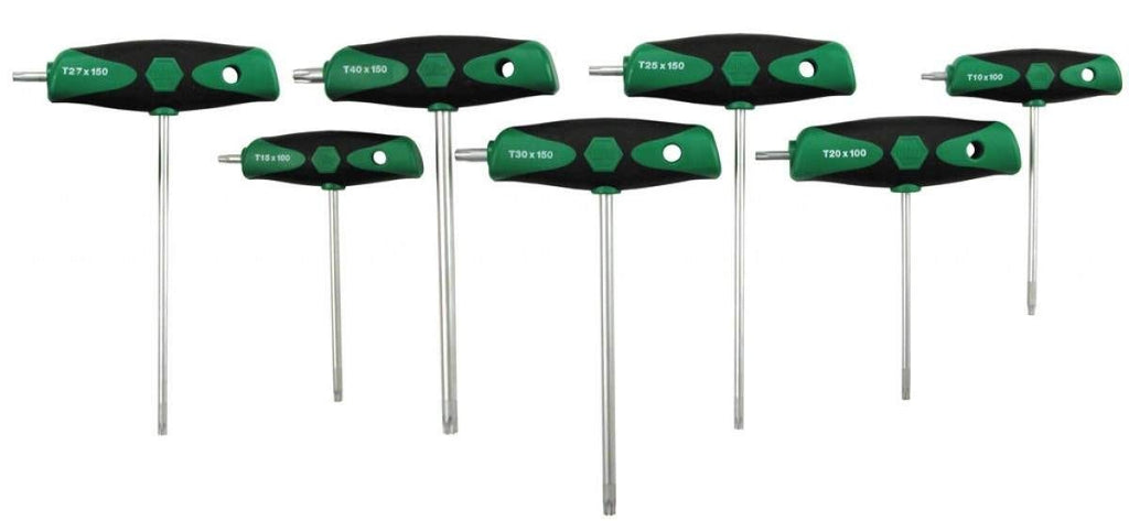 Wiha 36497 Torx SoftGrip T-Handle 7 Piece Set