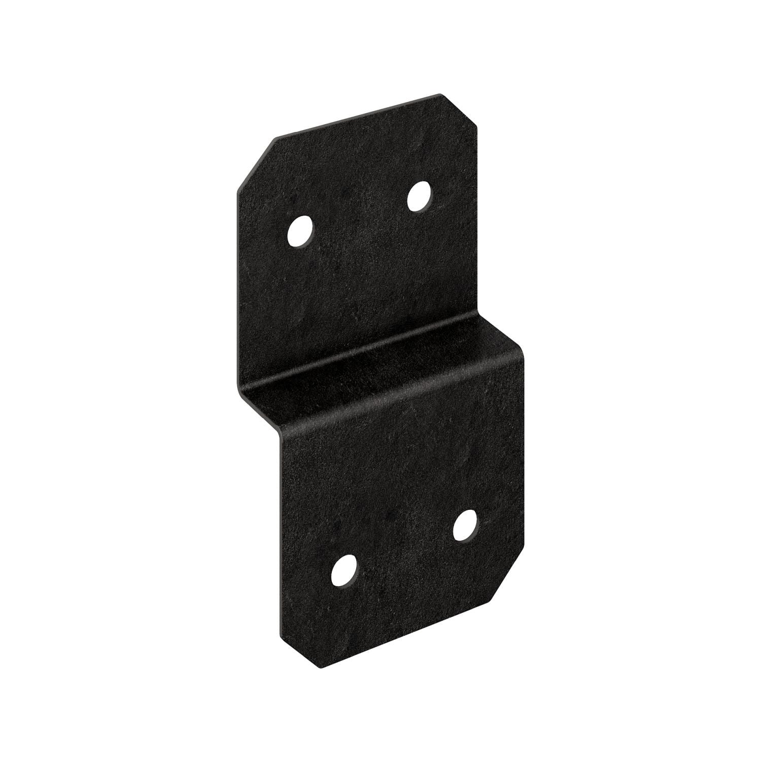 Simpson Strong-Tie APVDJT2-6 Outdoor Accents Avant Collection 5-in. ZMAX, Black Powder-Coated Deck Joist Tie for 2x