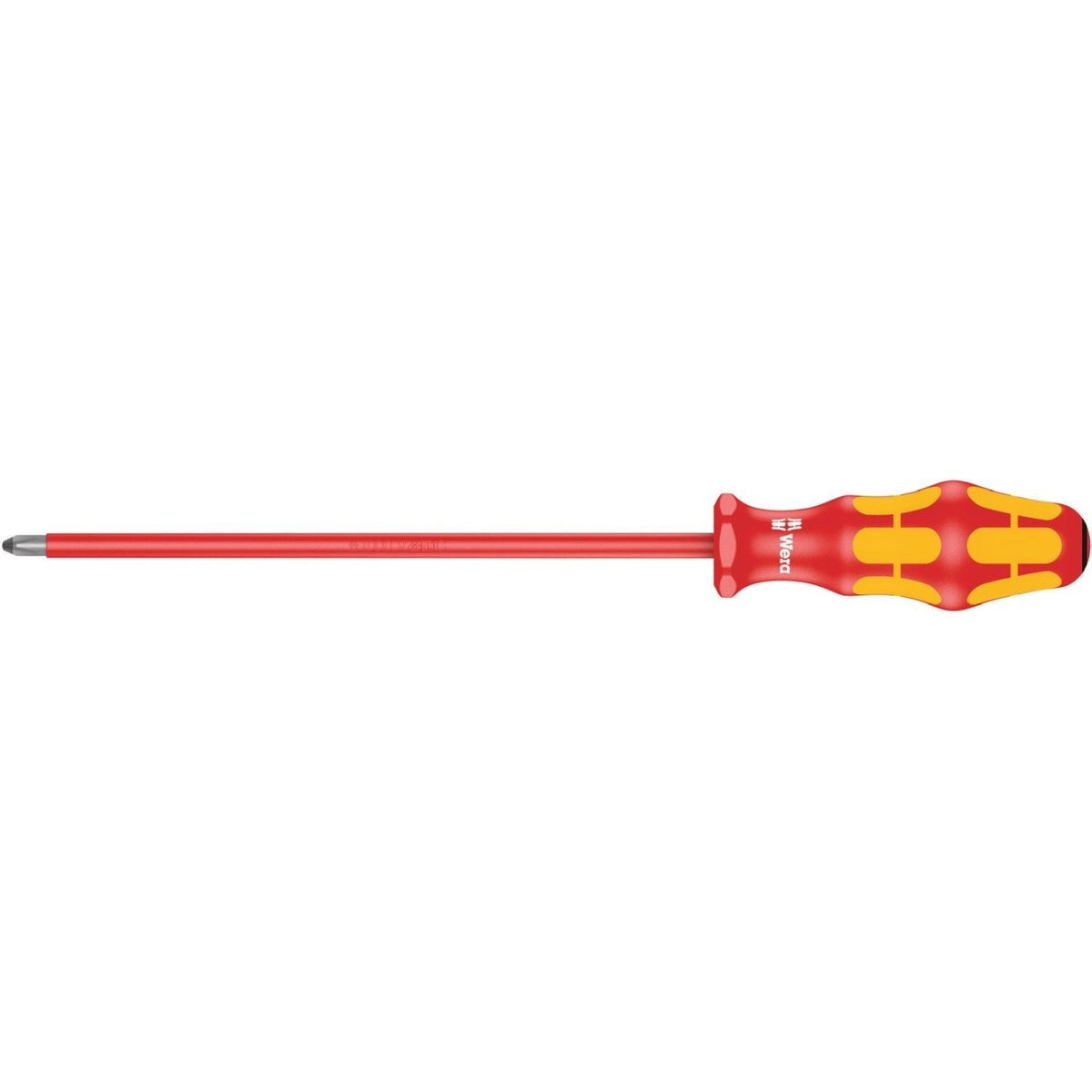 Wera 165 I Pz VDE Insulated Screwdriver For Pozidriv Screws, Pz 2x200-mm.