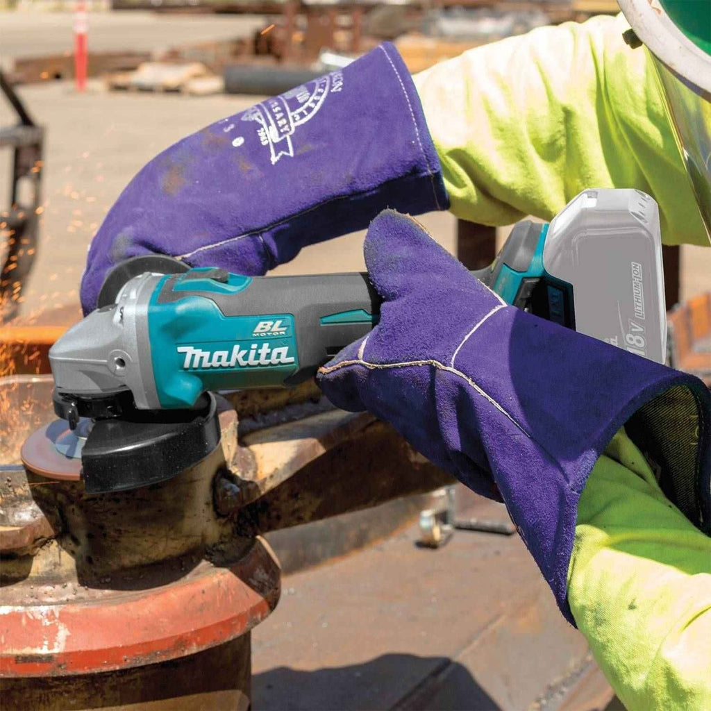 Makita XAG04Z 18V LXT Lithium-Ion Brushless Cordless 4-1/2"Â / 5" Cut-Off/Angle Grinder, Tool Only