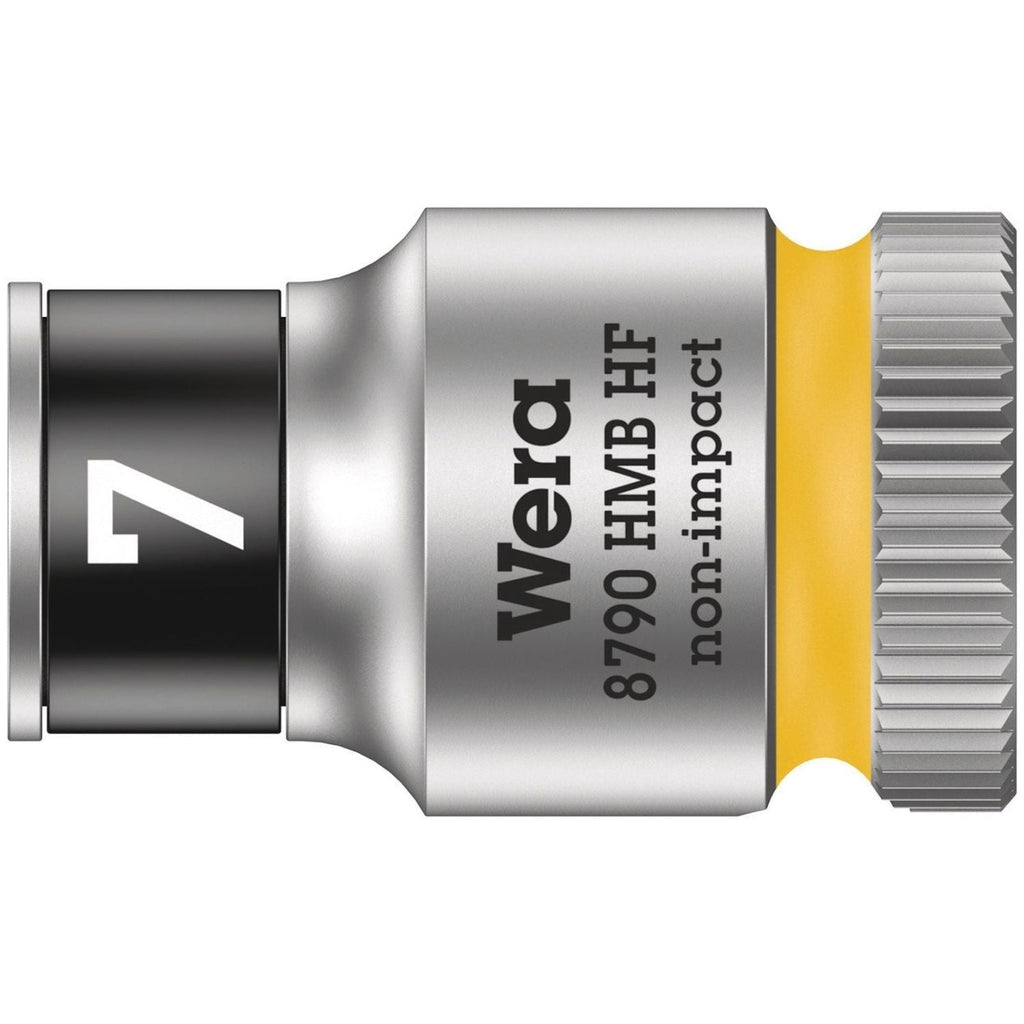 Wera 8790 Hmb Hf Zyklop Socket With 3/8-in. Drive With Holding Function, 7x29-mm.