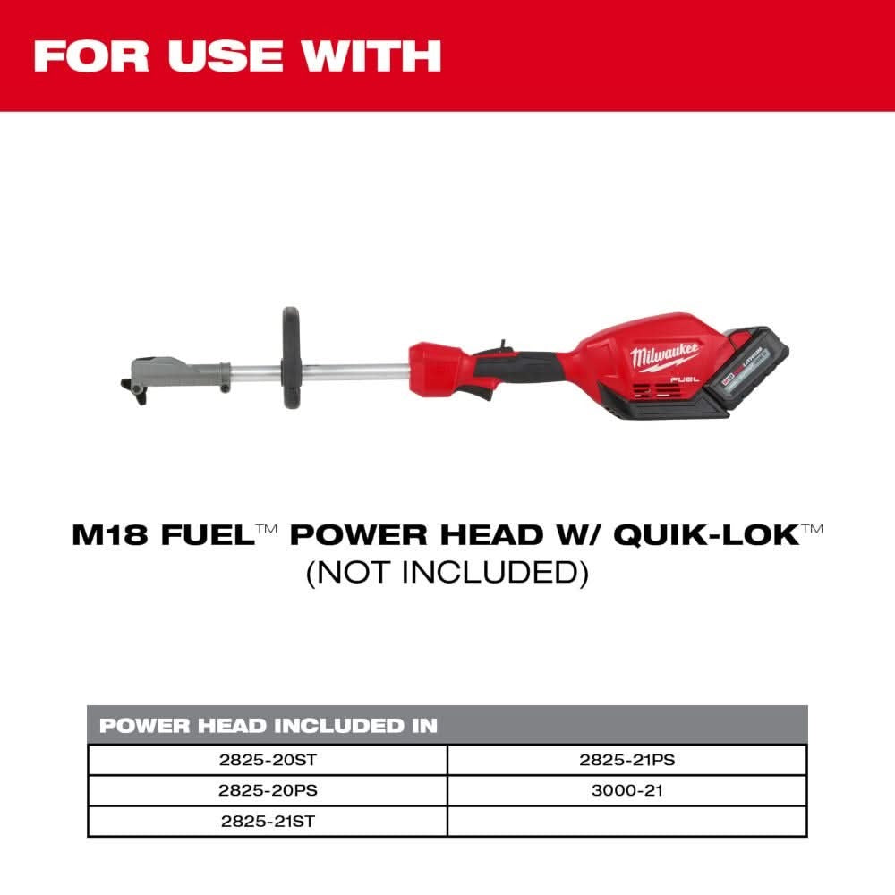 Milwaukee 49-16-2740 QUIK-LOK Rubber Broom Attachment