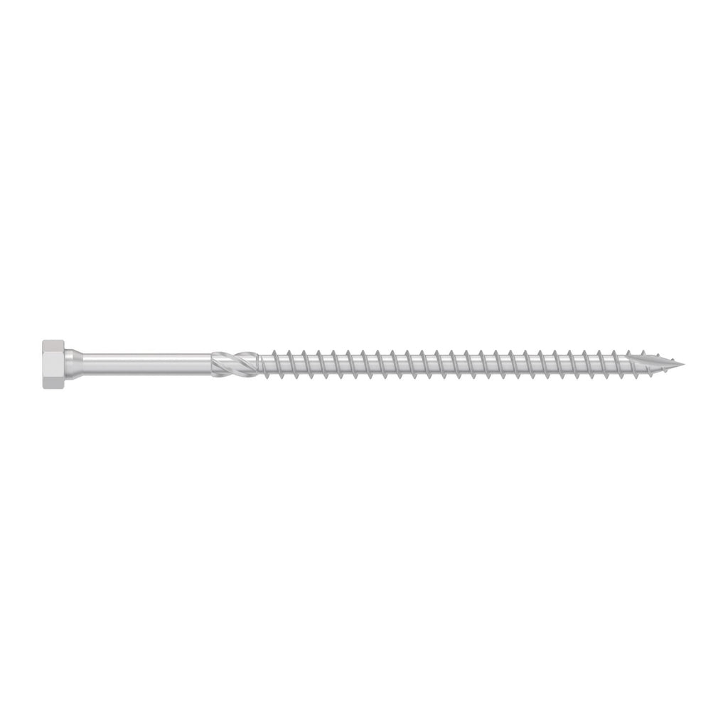 Simpson Strong-Tie SDHR27614 Strong-Drive SDHR COMBO-HEAD Screw, 0.275-in. x 6-1/4-in., Blue Zinc, 100-Pack