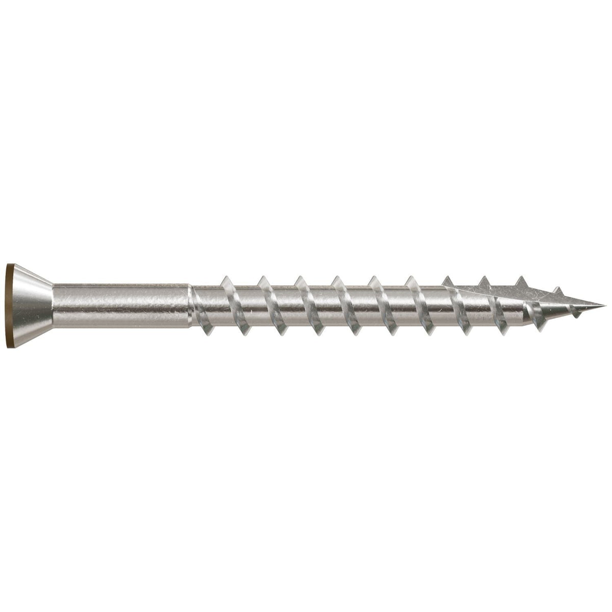 Simpson Strong-Tie T07162FT70BR01 Trim-Head Screw, 6-Lobe Drive, #7 x 1-5/8-in. T-15 Type 316, Brown 01, 70-Pack