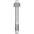 Simpson Strong-Tie STB2-62600S6F20 Strong-Bolt 2, 5/8-in. x 6-in. Type 316 Stainless-Steel Wedge Anchor, Fully Assembled, 20-Pack