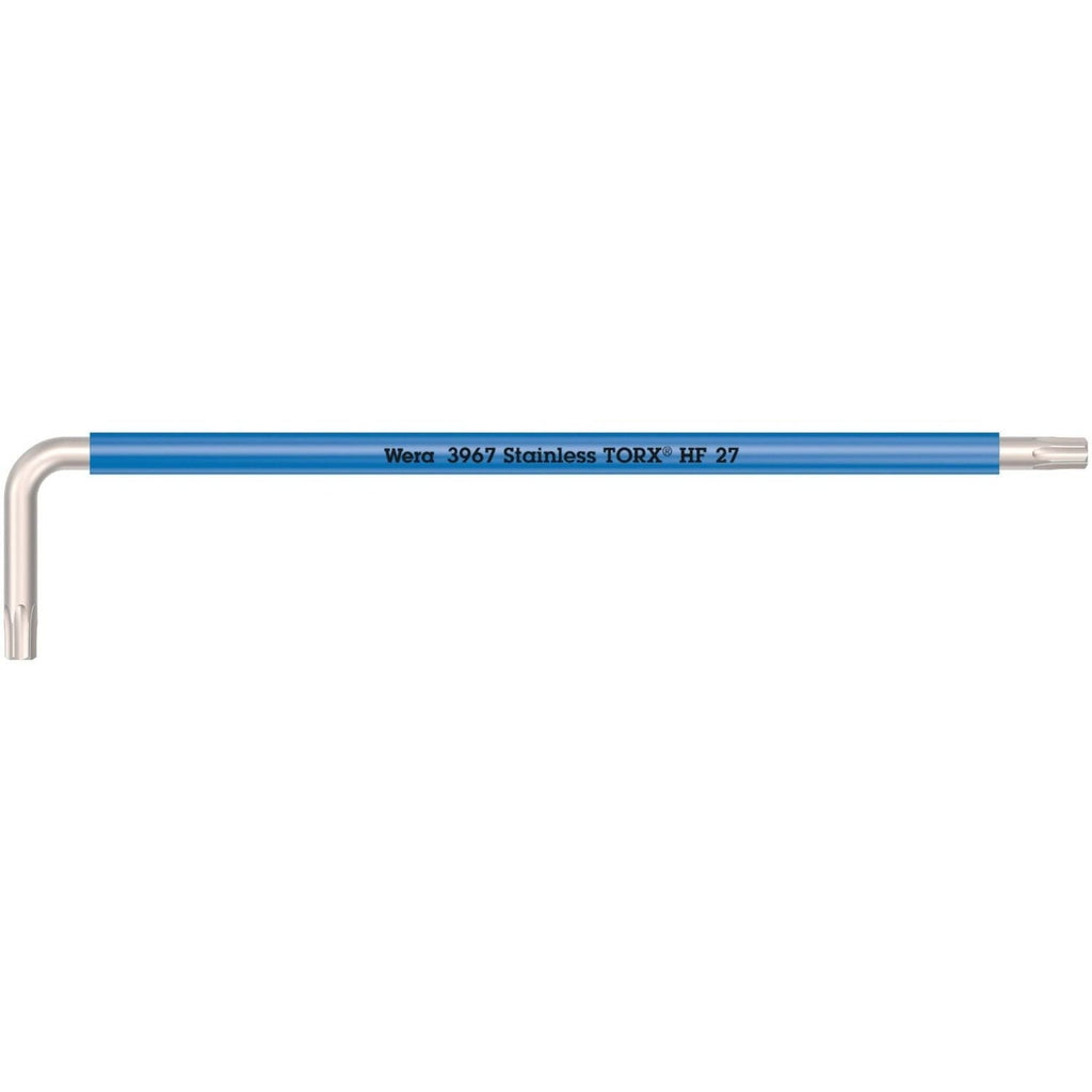 Wera 3967 Sxl Hf Torx L-Key Multicolour With Holding Function, Long, Stainless, Torx 27x172-mm.
