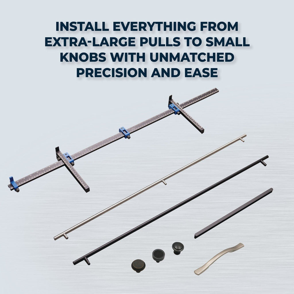 Kreg Tool Cabinet Hardware Jig Pro XL Adjustable Installation Jig for Knobs and Pulls (KHI-PULLPROXL)