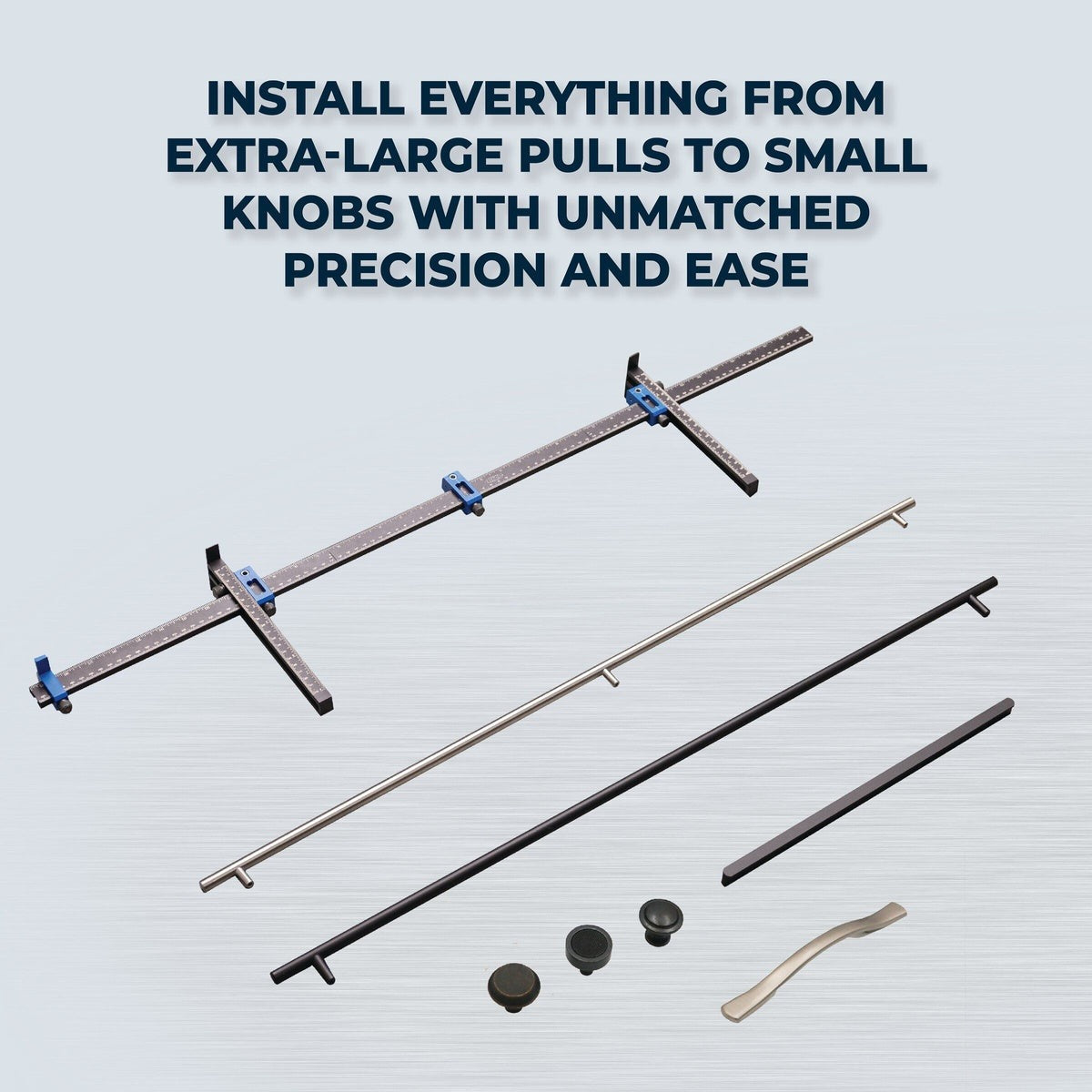Kreg Tool Cabinet Hardware Jig Pro XL Adjustable Installation Jig for Knobs and Pulls (KHI-PULLPROXL)