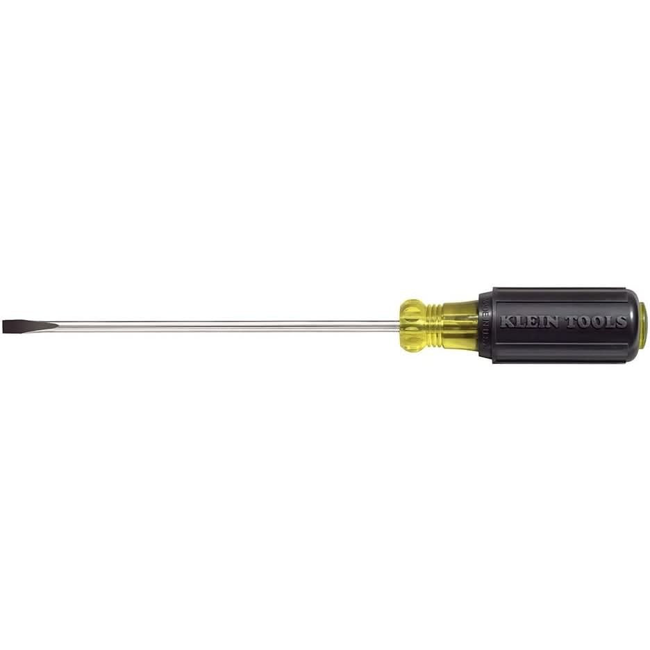 Klein 601-6 3/16" Cabinet-Tip Screwdriver 6" Round-Shank