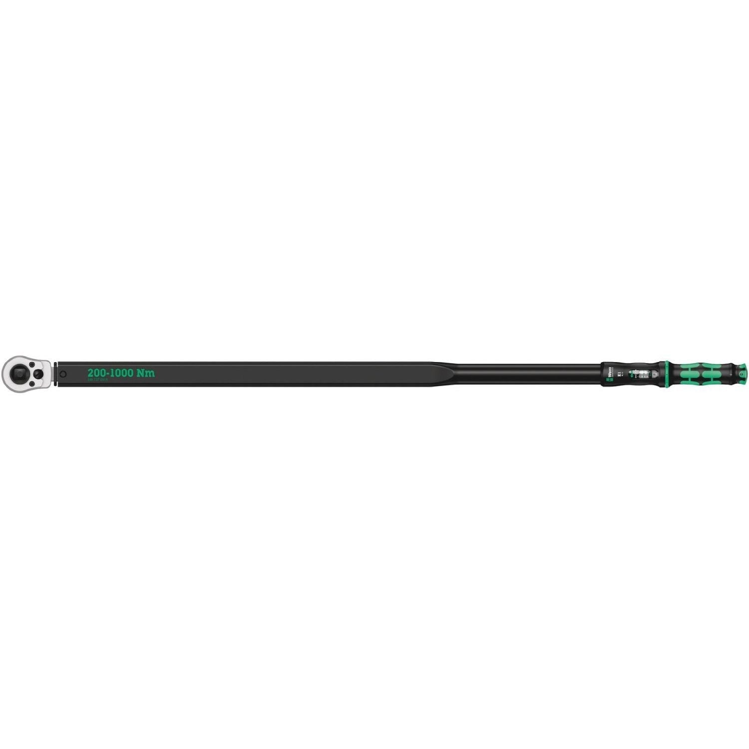 Wera Click-Torque E 1 Push R/L Adjustable Torque Wrench For Clockwise And Anti-Clockwise Torque-Control, 200-1000 Nm, 3/4-in.x200-1000 Nm