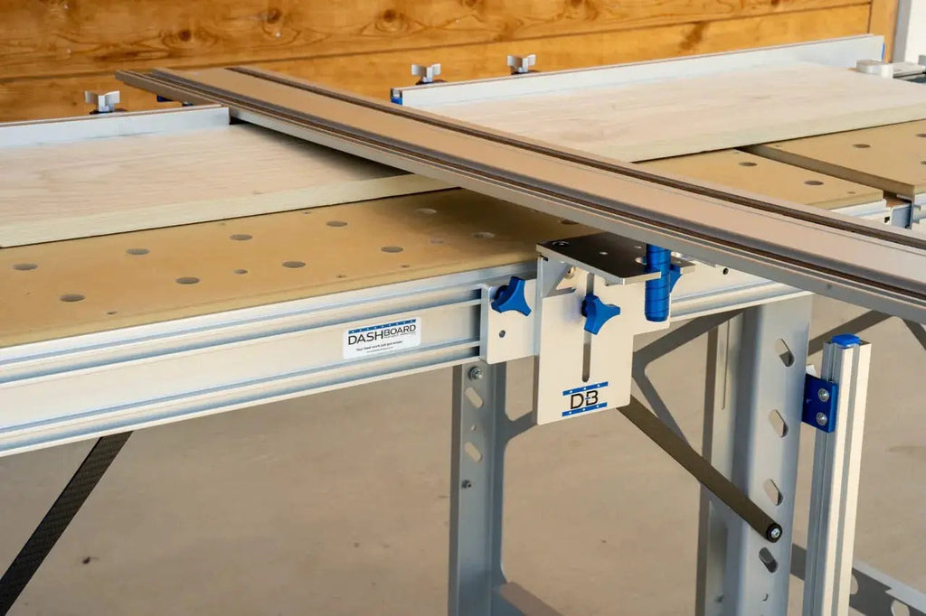 Dashboard MFT Guide Rail Bracket Set for Square Track Saw Crosscuts (GRB001)