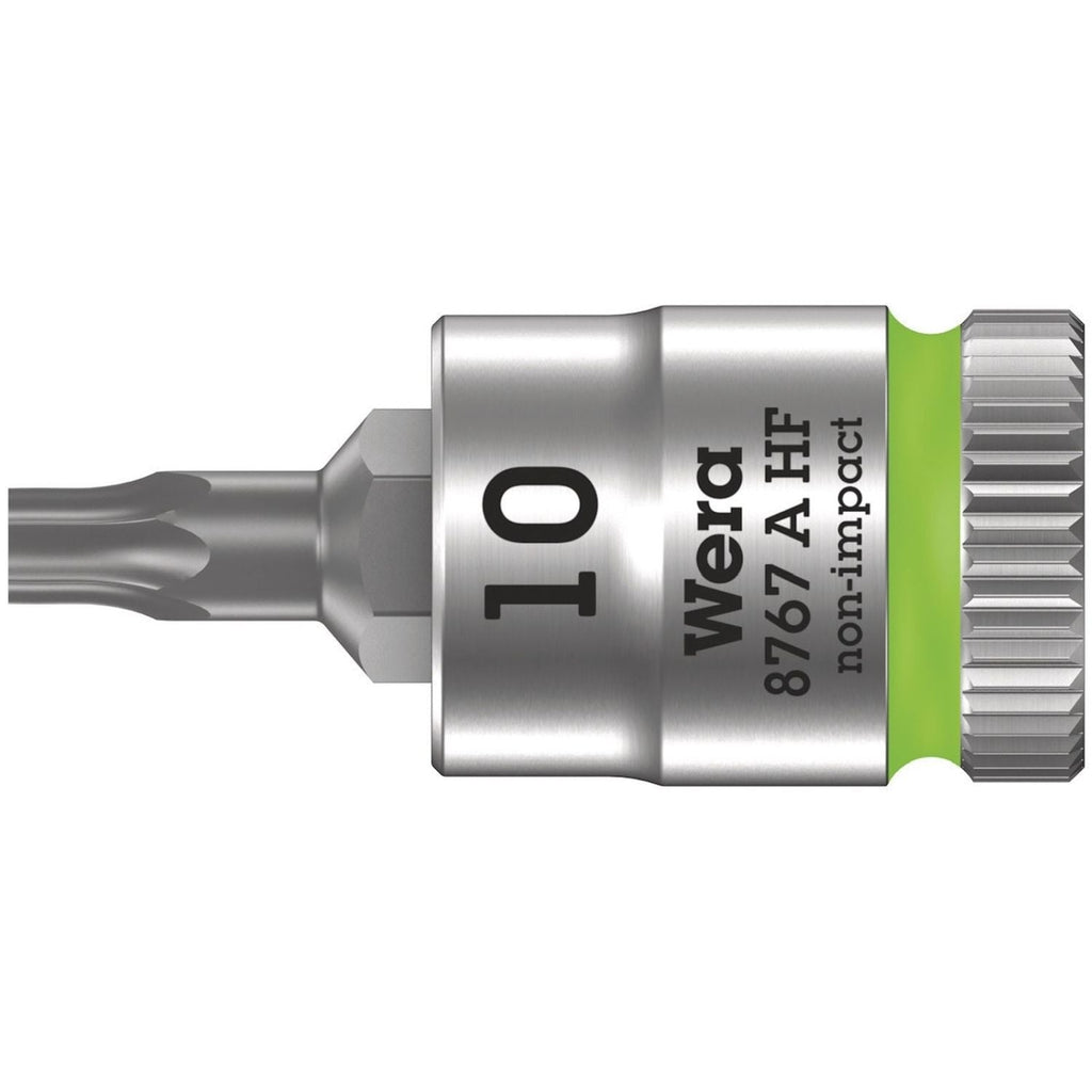 Wera 8767 A Hf Torx Zyklop Bit Socket With Holding Function, 1/4-in. Drive, Torx 10x28-mm.