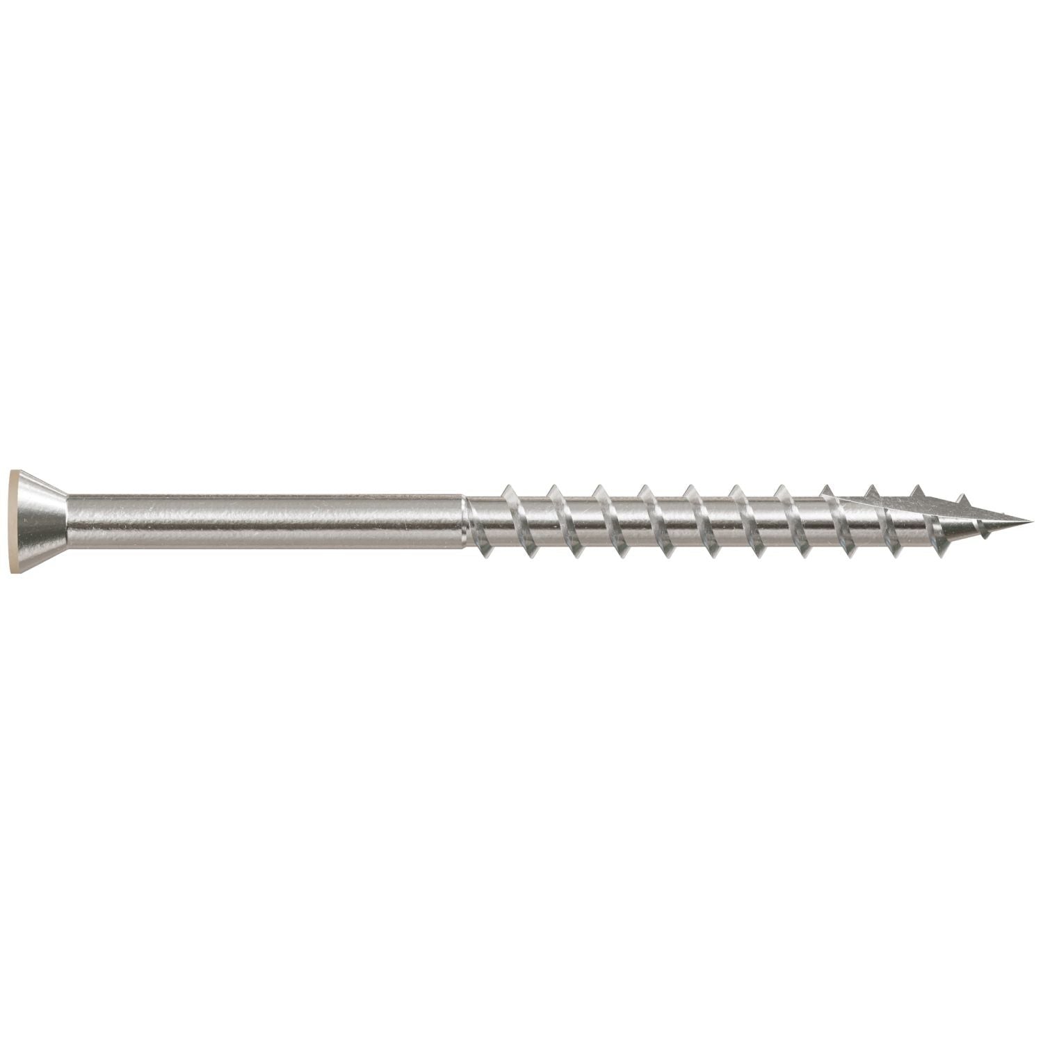Simpson Strong-Tie T07225FT70TN02 Trim-Head Screw, 6-Lobe Drive, #7 x 2-1/4-in. T-15 Type 316, Tan 02, 70-Pack