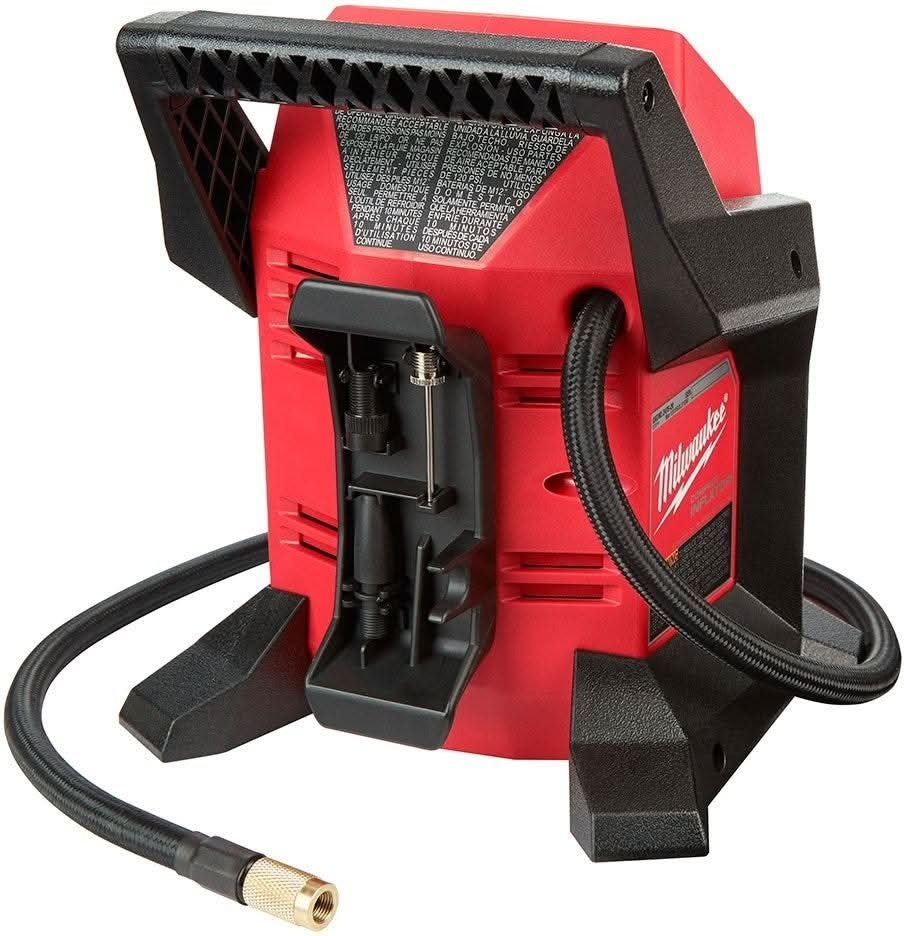 Milwaukee 2475-20 M12 Cordless Compact Tire Inflator, Tool Only