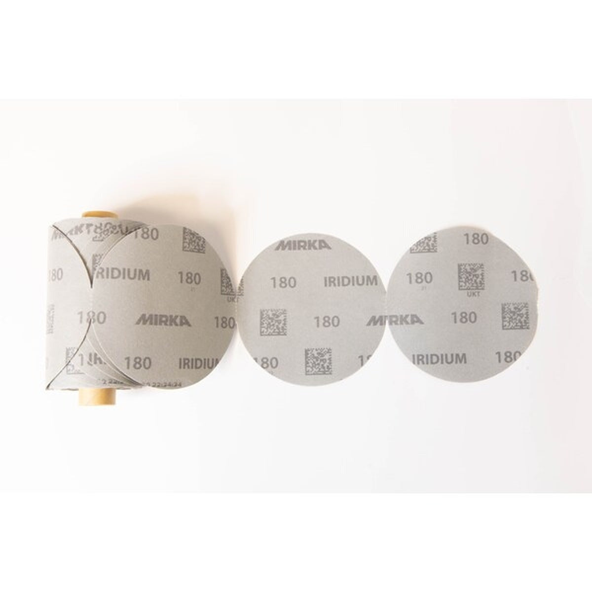 Mirka Iridium 6-in. 320 Grit PSA Sanding Disc Pack of 100 (24-342-320)