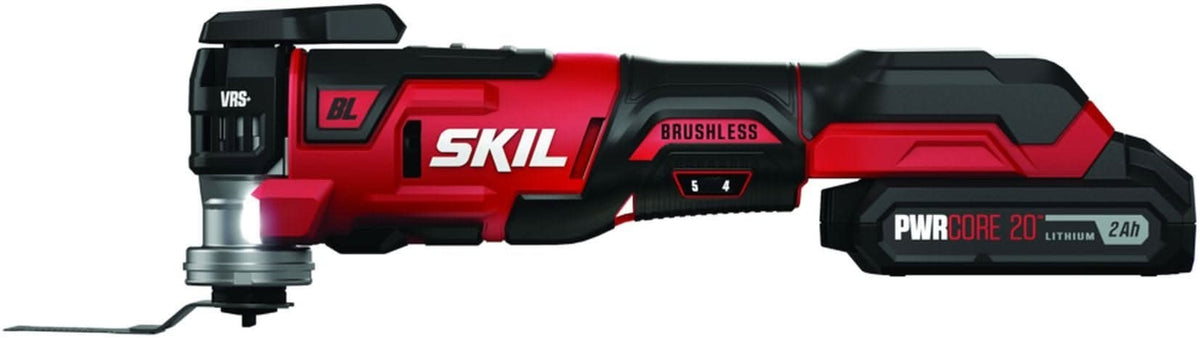 SKIL OS5937-10 PWRCore 20 Brushless 20V Oscillating MultiTool with Battery and PWR JUMP Charger