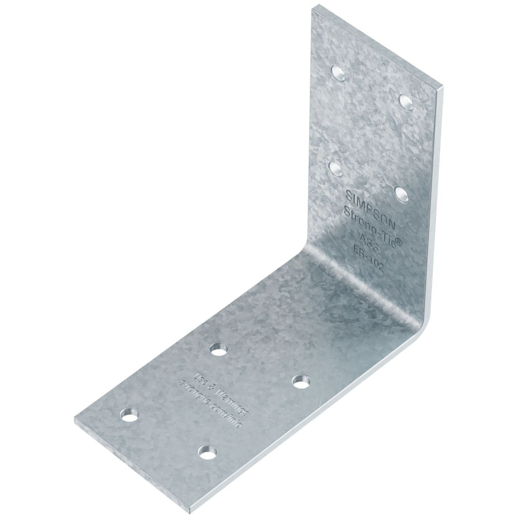 Simpson Strong-Tie A33 3-in. x 3-in. x 1-1/2-in. Galvanized Angle